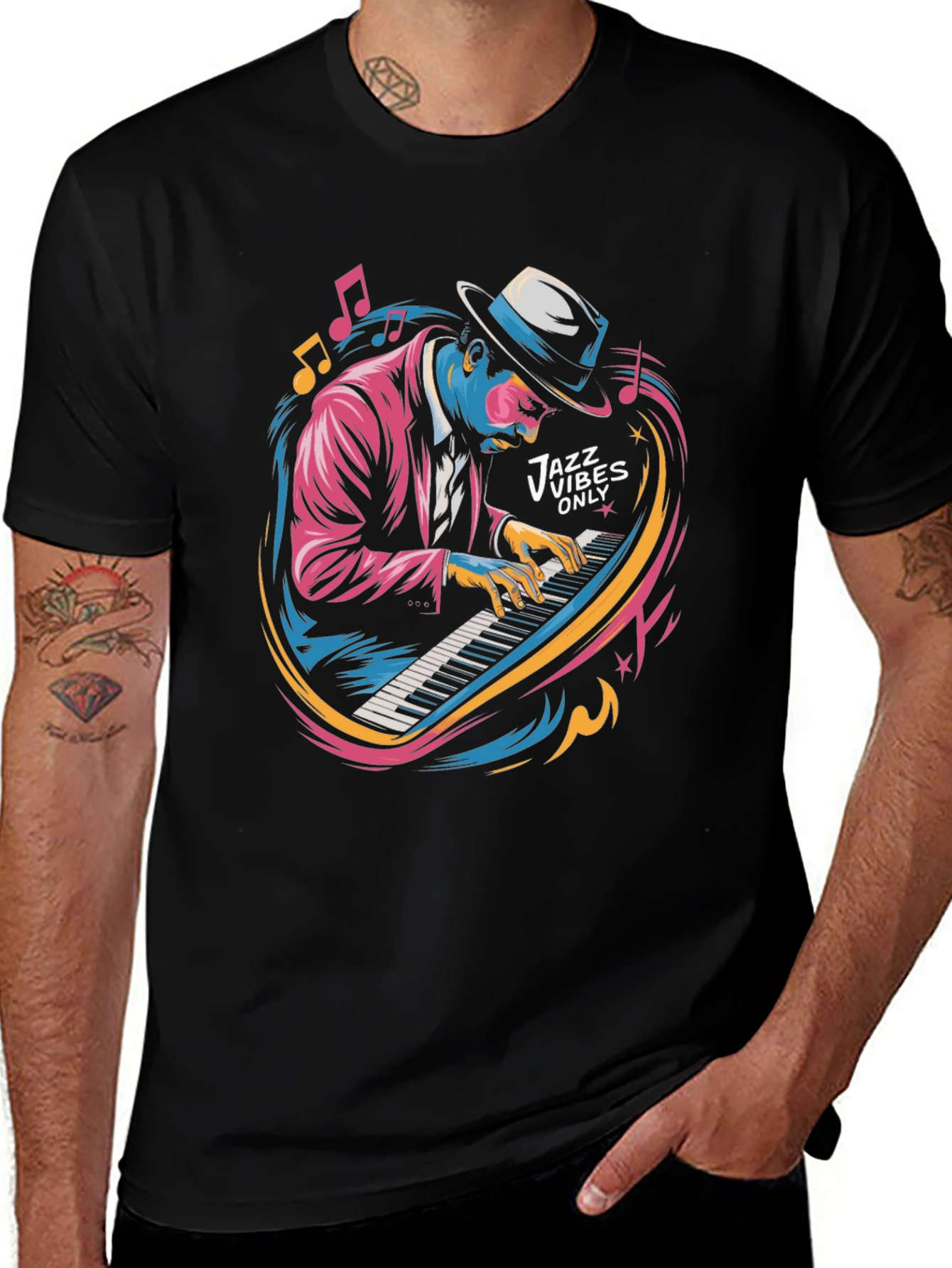 Jazz Vibes Only Graphic T-Shirt