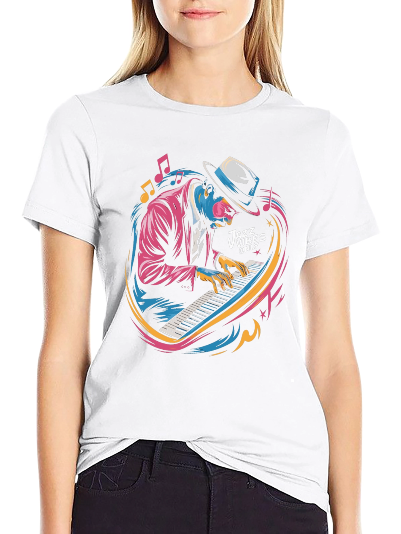 Jazz Vibes Only Graphic T-Shirt