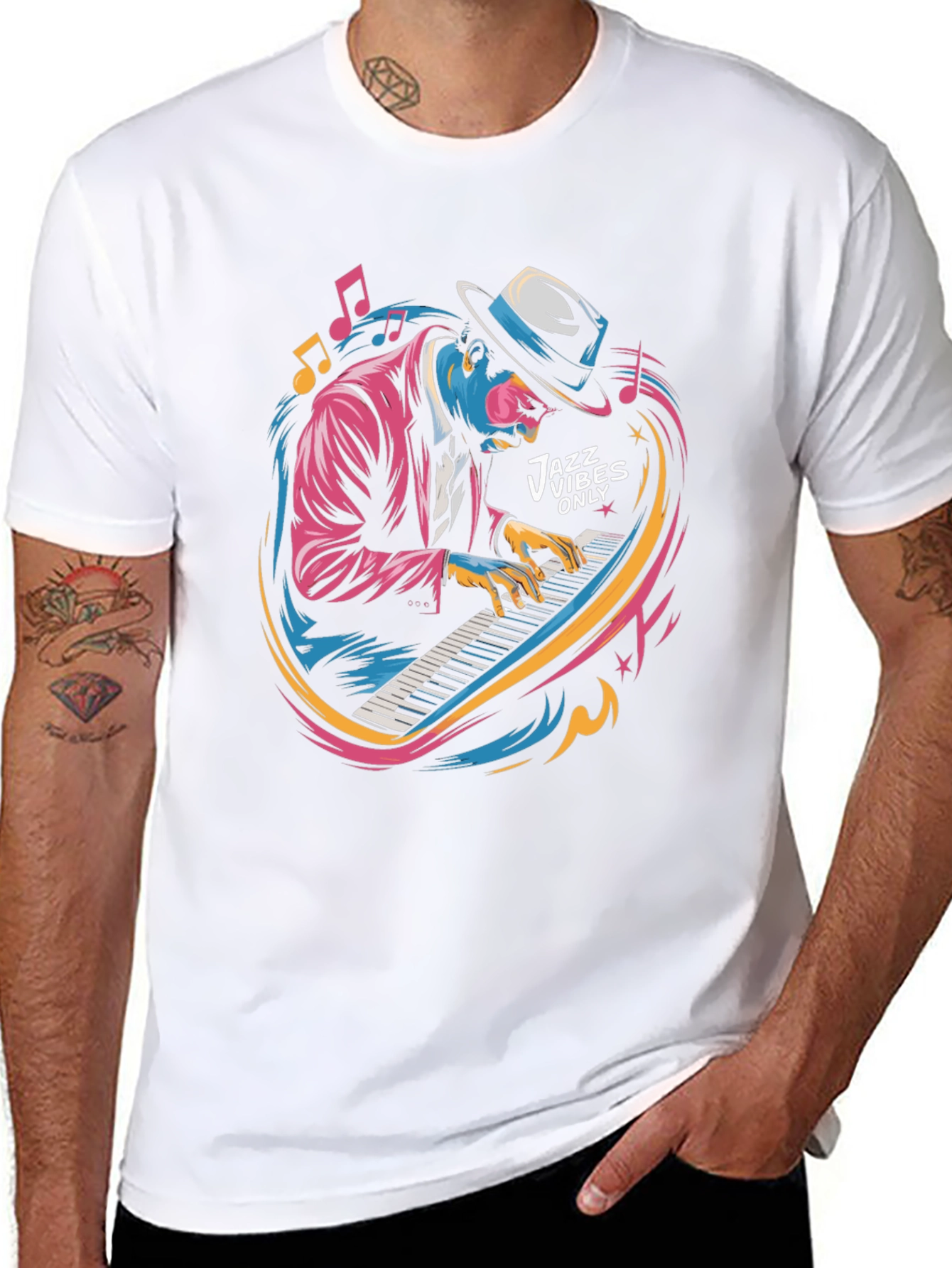 Jazz Vibes Only Graphic T-Shirt