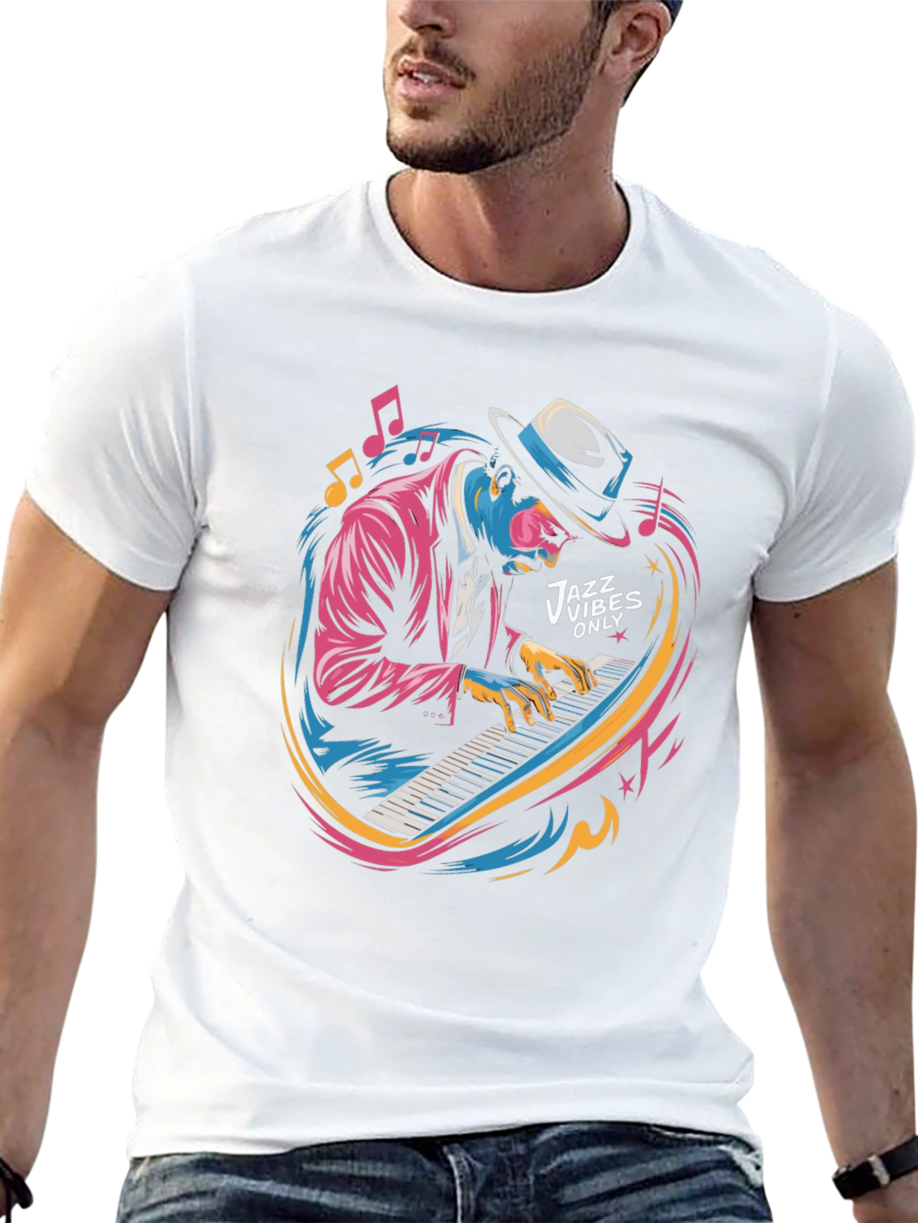 Jazz Vibes Only Graphic T-Shirt