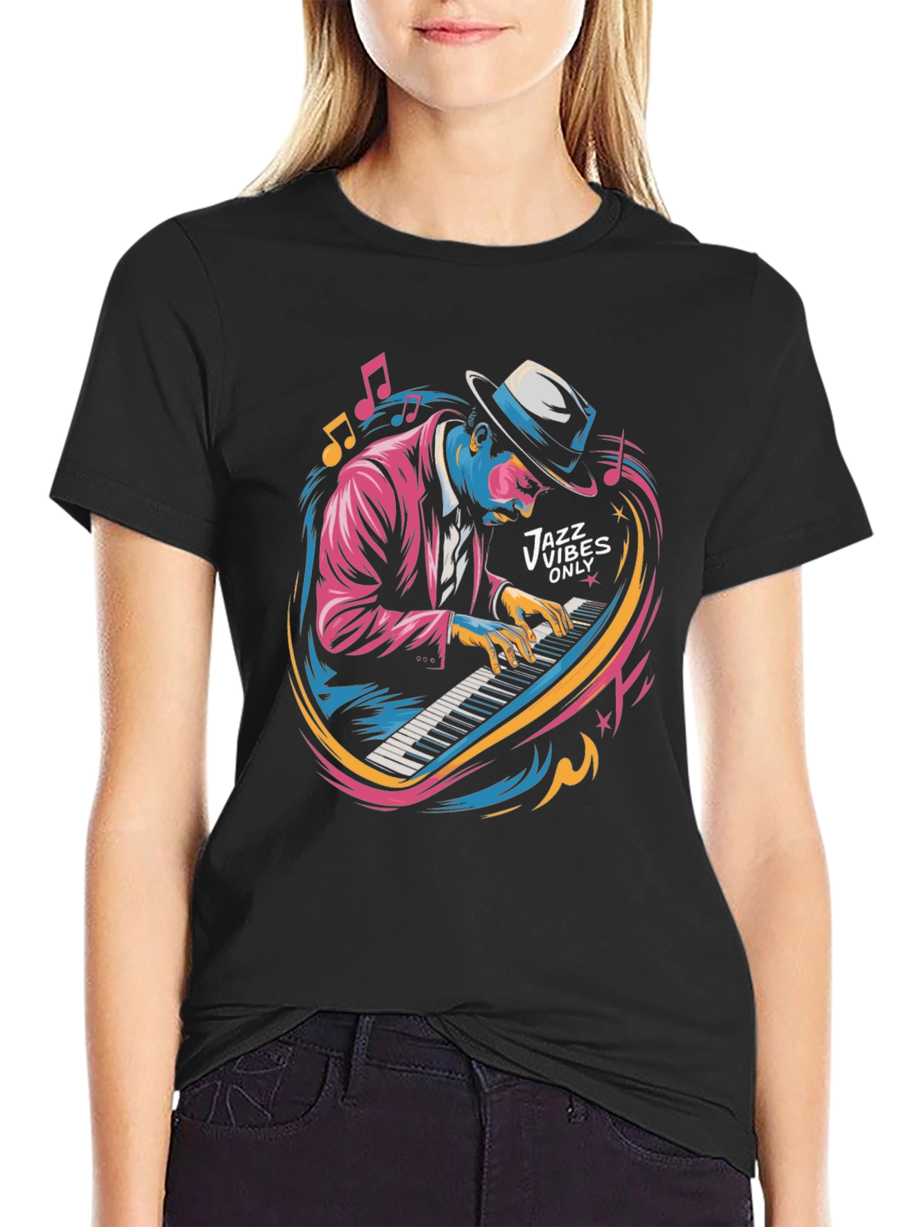Jazz Vibes Only Graphic T-Shirt