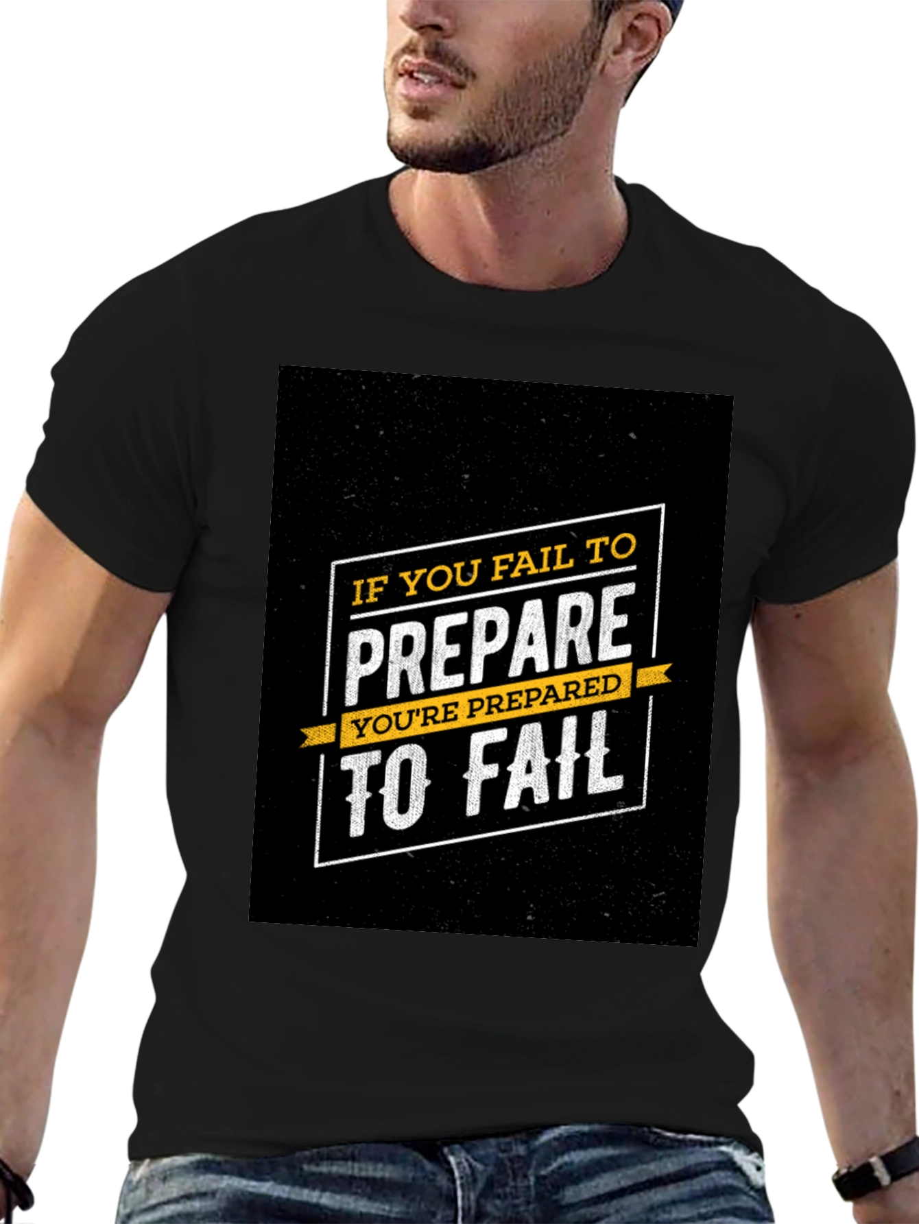 Motivational Quote T-Shirt - Prepare to Succeed