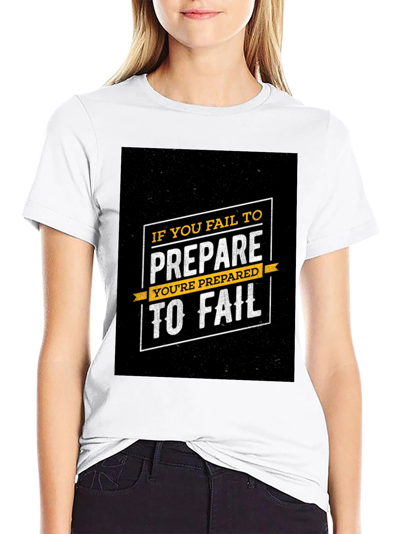 Motivational Quote T-Shirt - Prepare to Succeed
