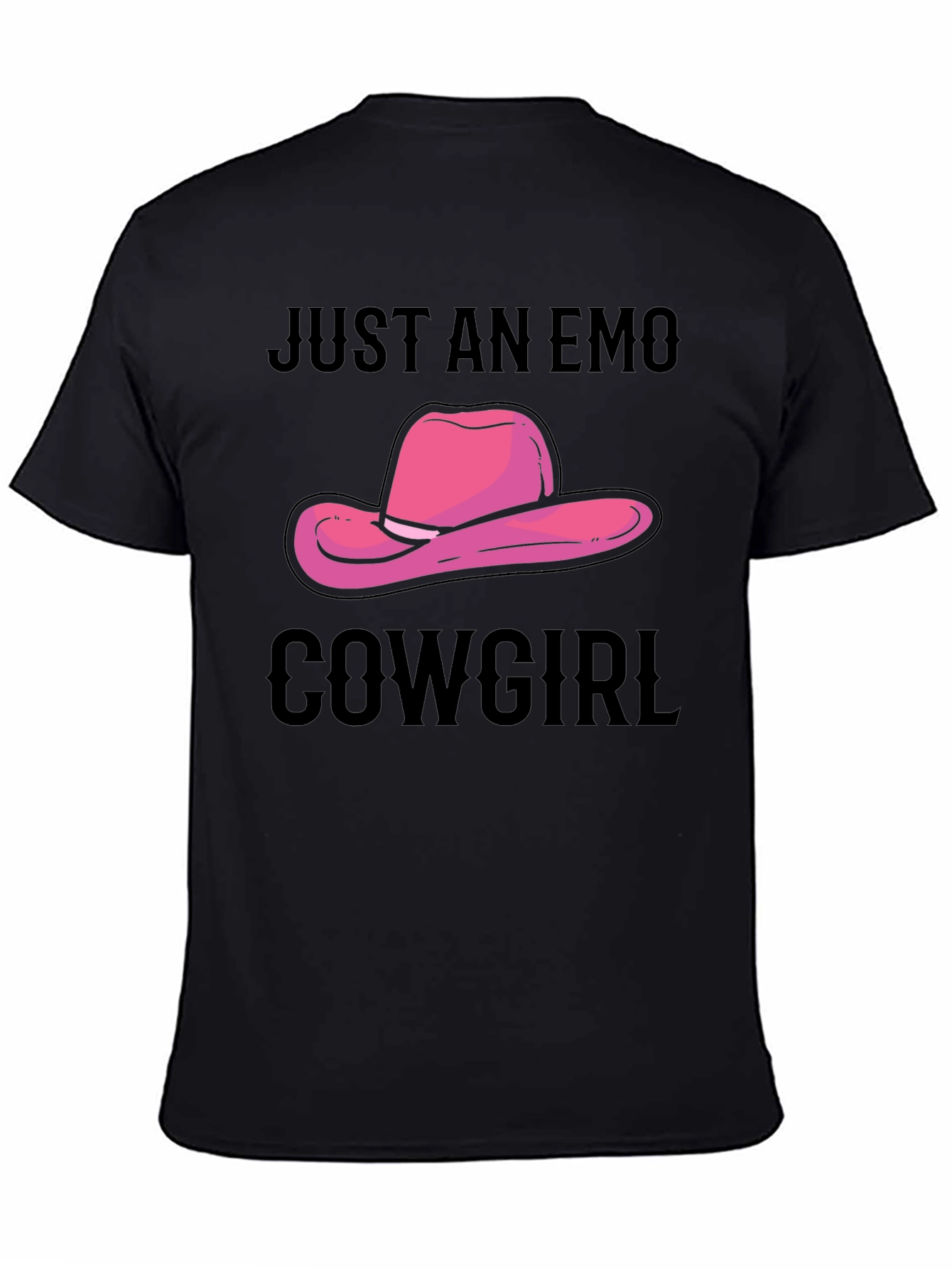 Just An Emo Cowgirl T-Shirt - Unique Graphic Tee