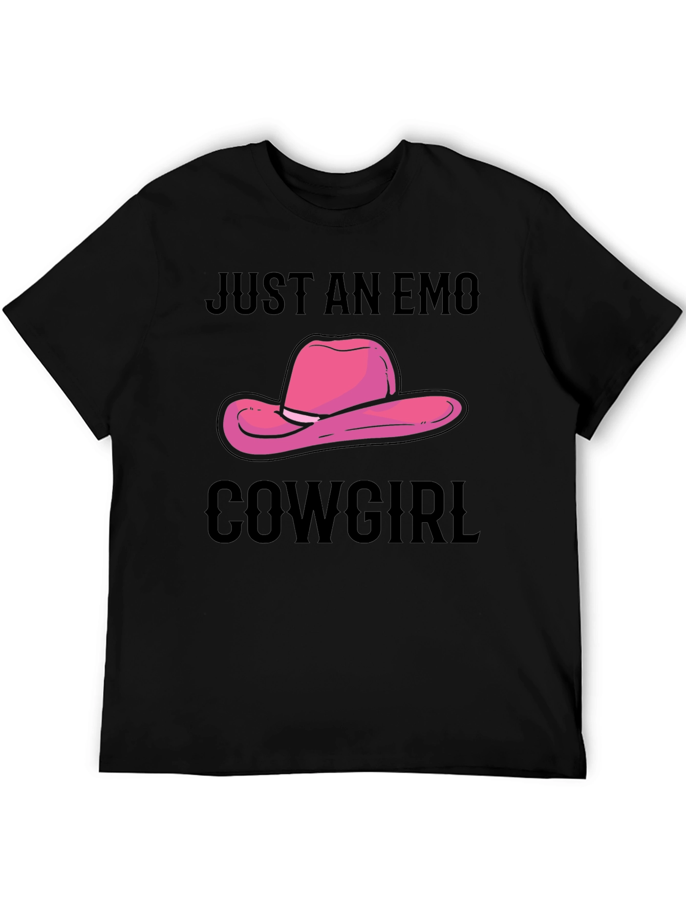 Just An Emo Cowgirl T-Shirt - Unique Graphic Tee