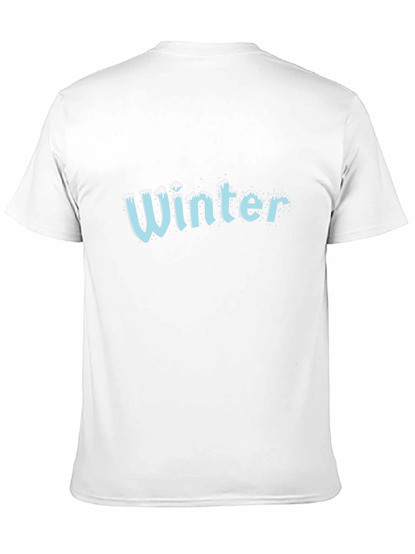 Winter Graphic Black T-Shirt