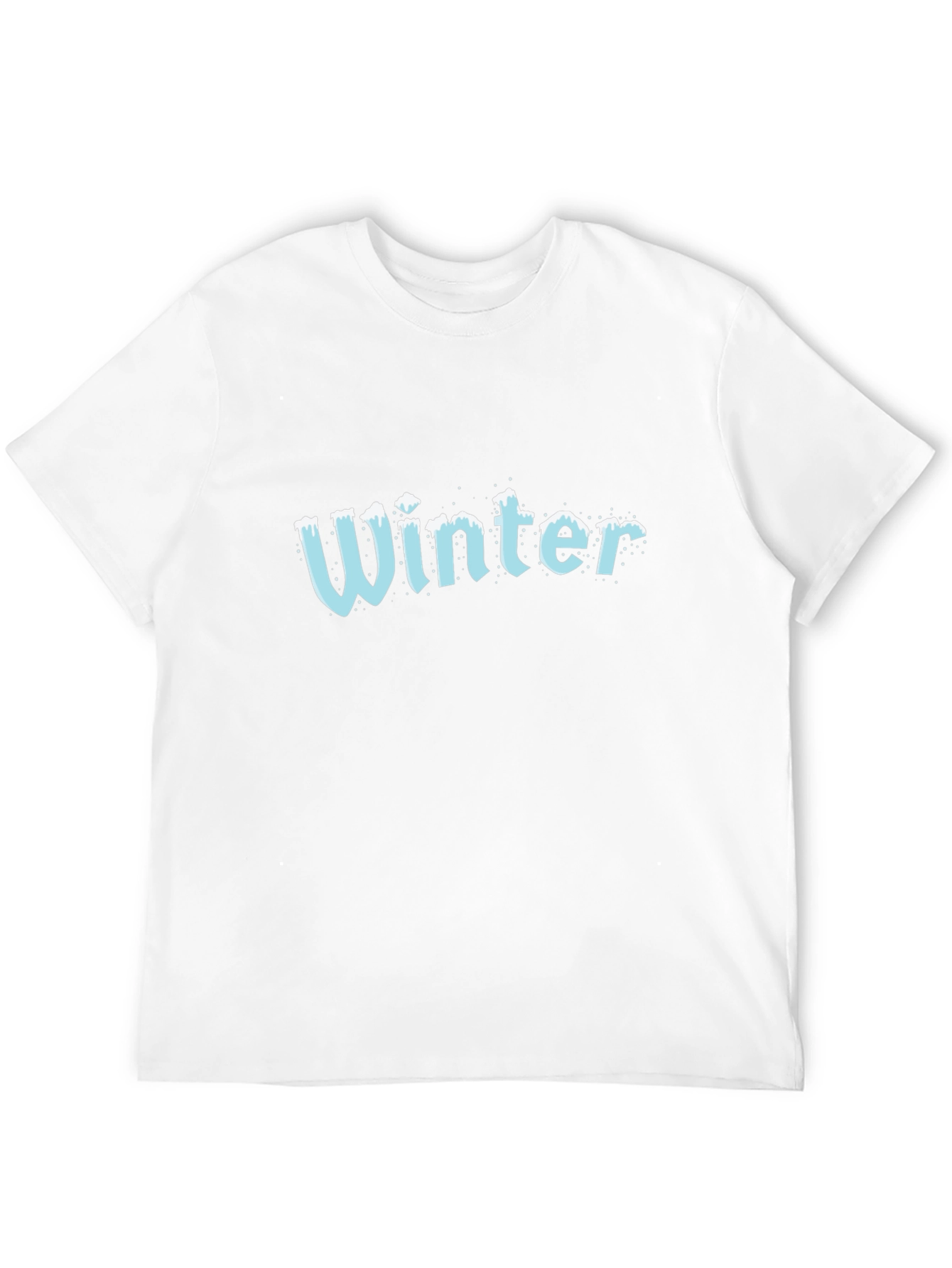 Winter Graphic Black T-Shirt