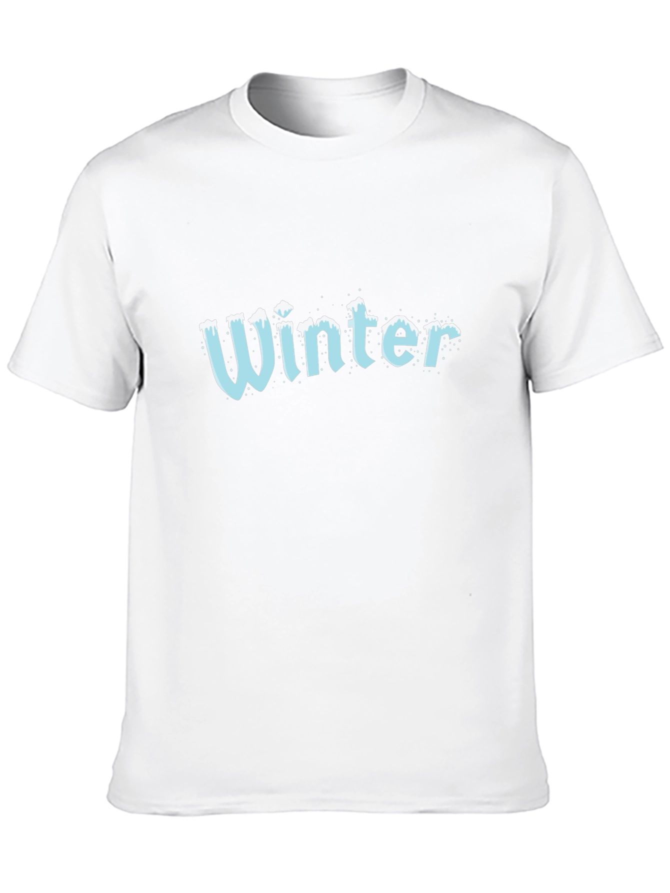 Winter Graphic Black T-Shirt