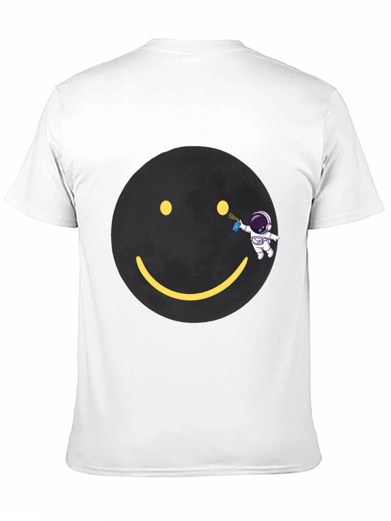 Astronaut Graffiti Smiley Face T-Shirt