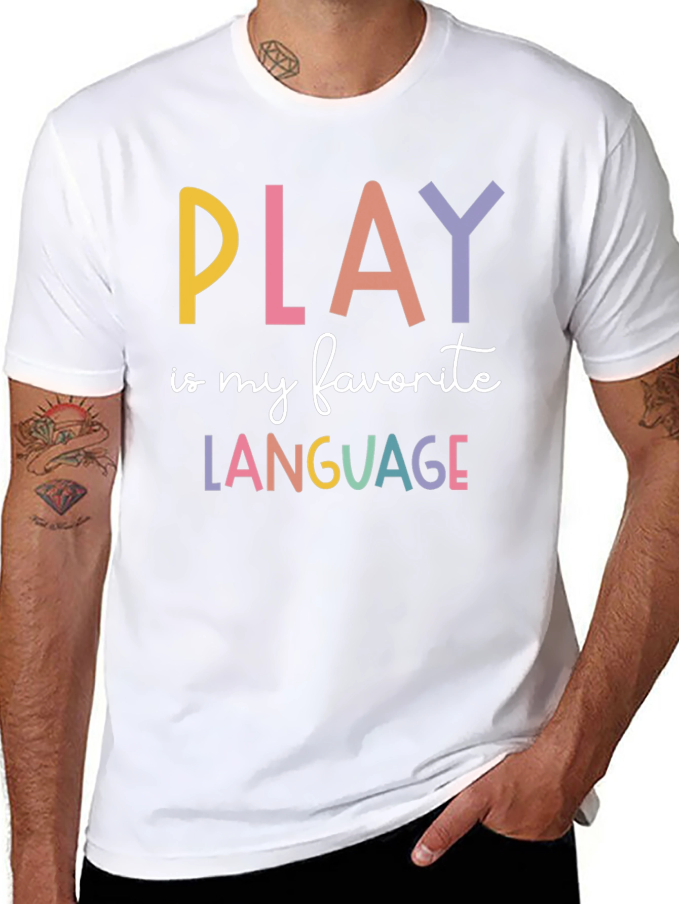 Play is My Favorite Language Graphic Tee