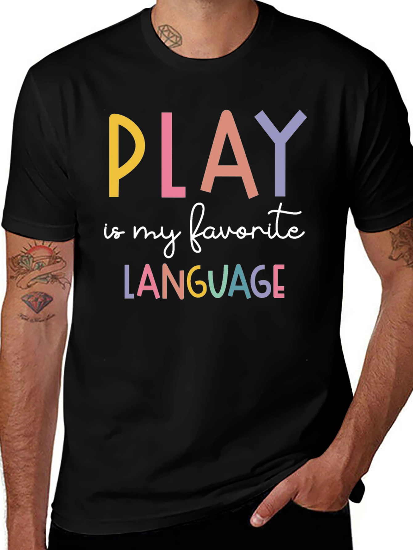 Play is My Favorite Language Graphic Tee