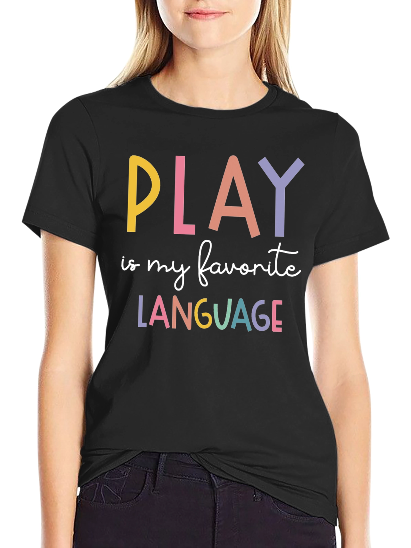 Play is My Favorite Language Graphic Tee