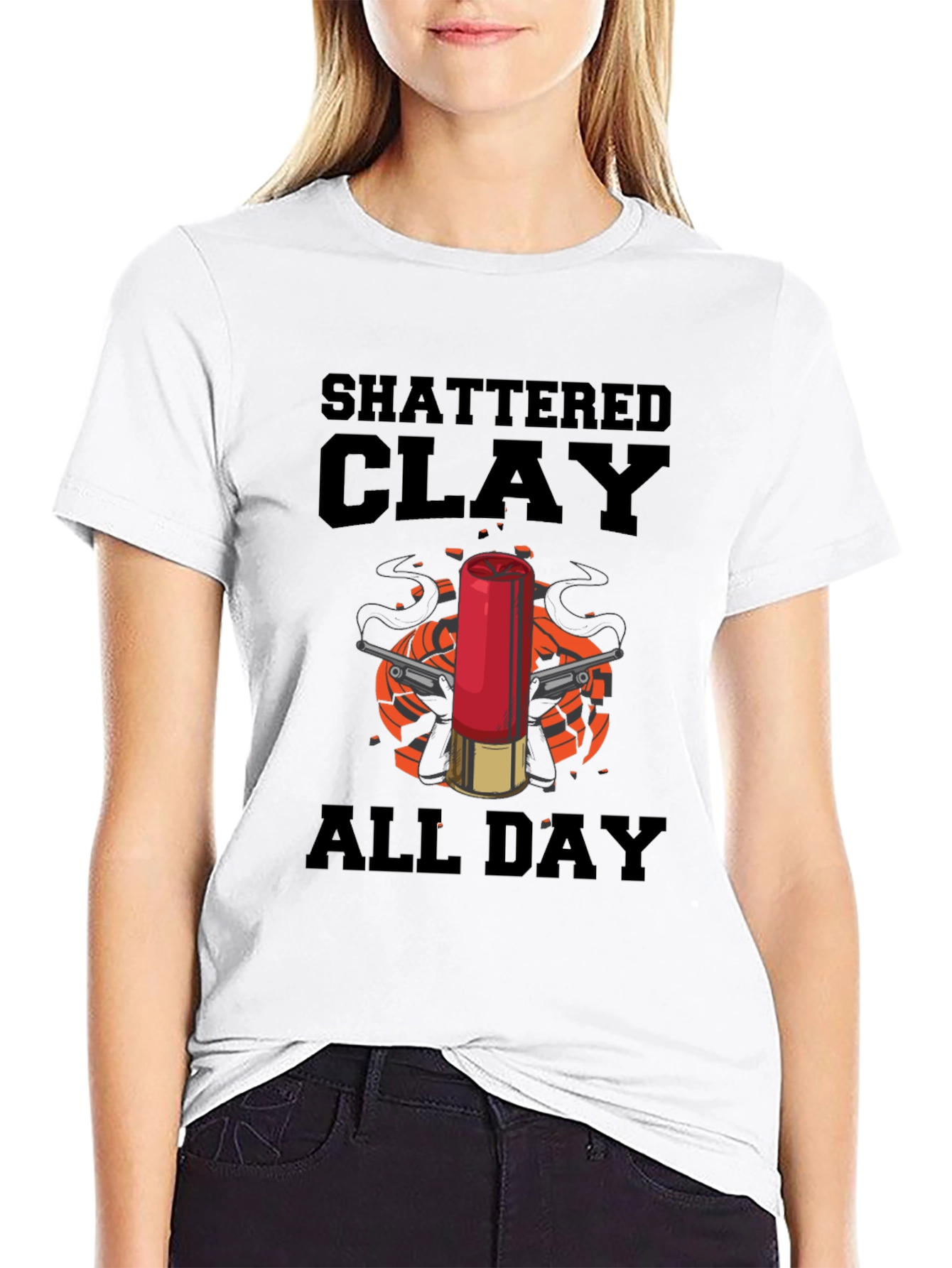 Shattered Clay All Day Graphic T-Shirt