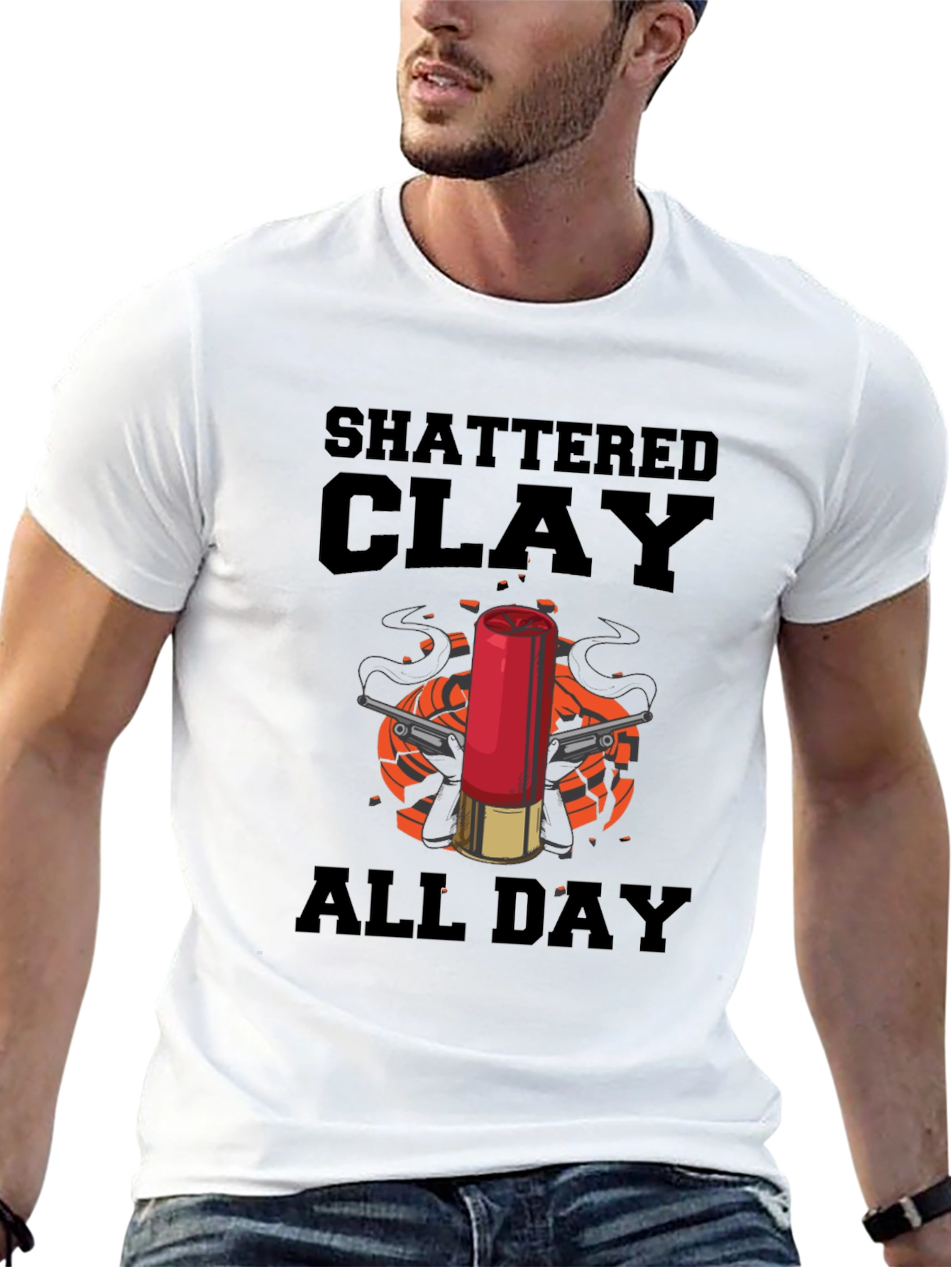 Shattered Clay All Day Graphic T-Shirt