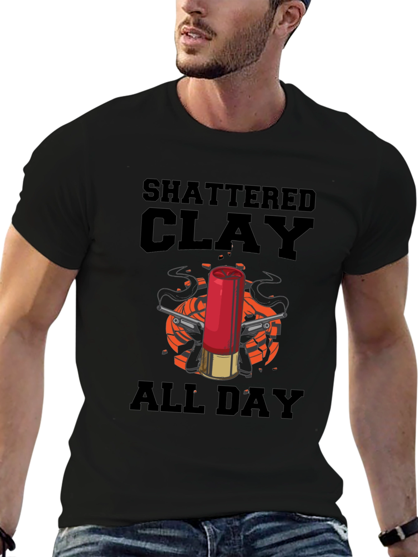 Shattered Clay All Day Graphic T-Shirt