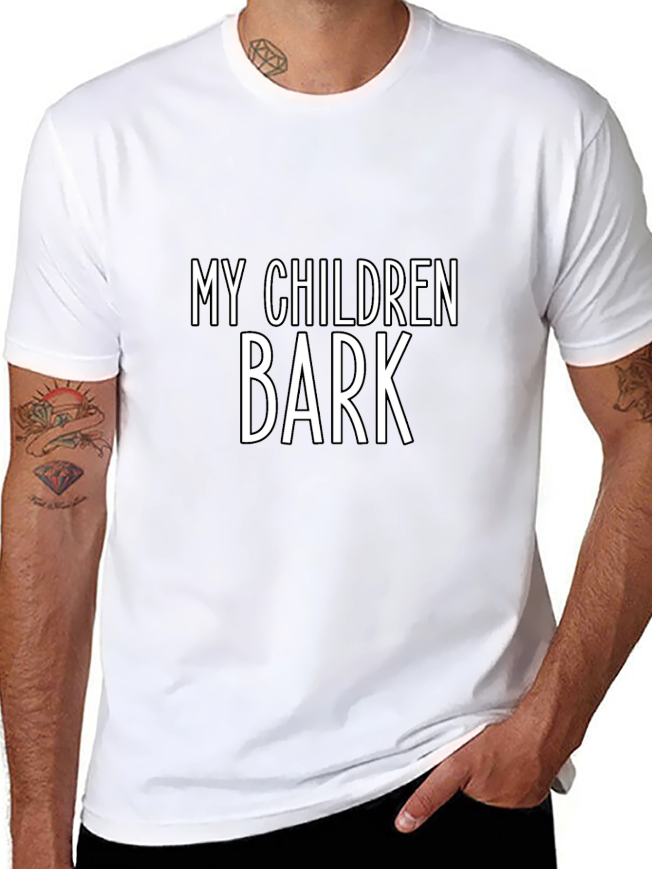My Children Bark T-Shirt - Funny Dog Lover Tee