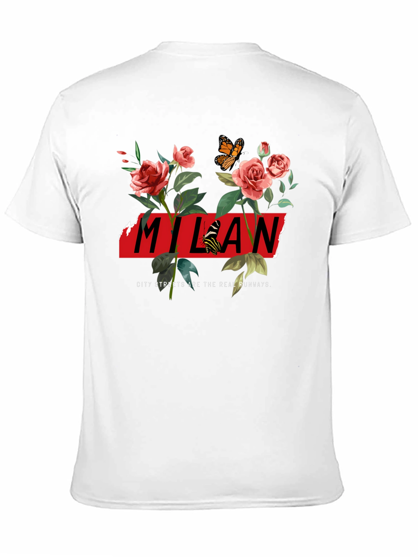 Milan Floral Graphic Tee - City Streets Runway