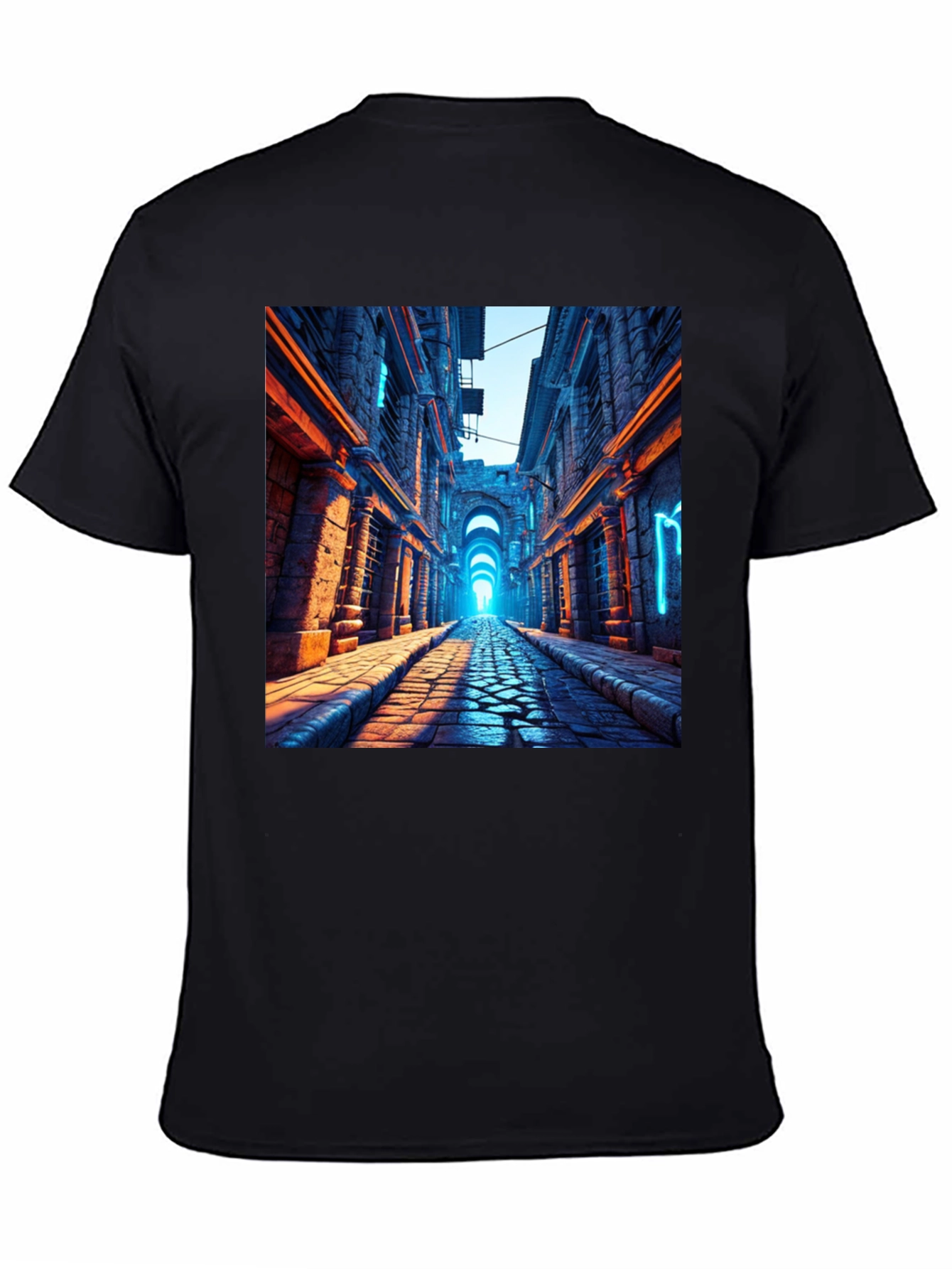 Neon Alleyway Graphic Tee