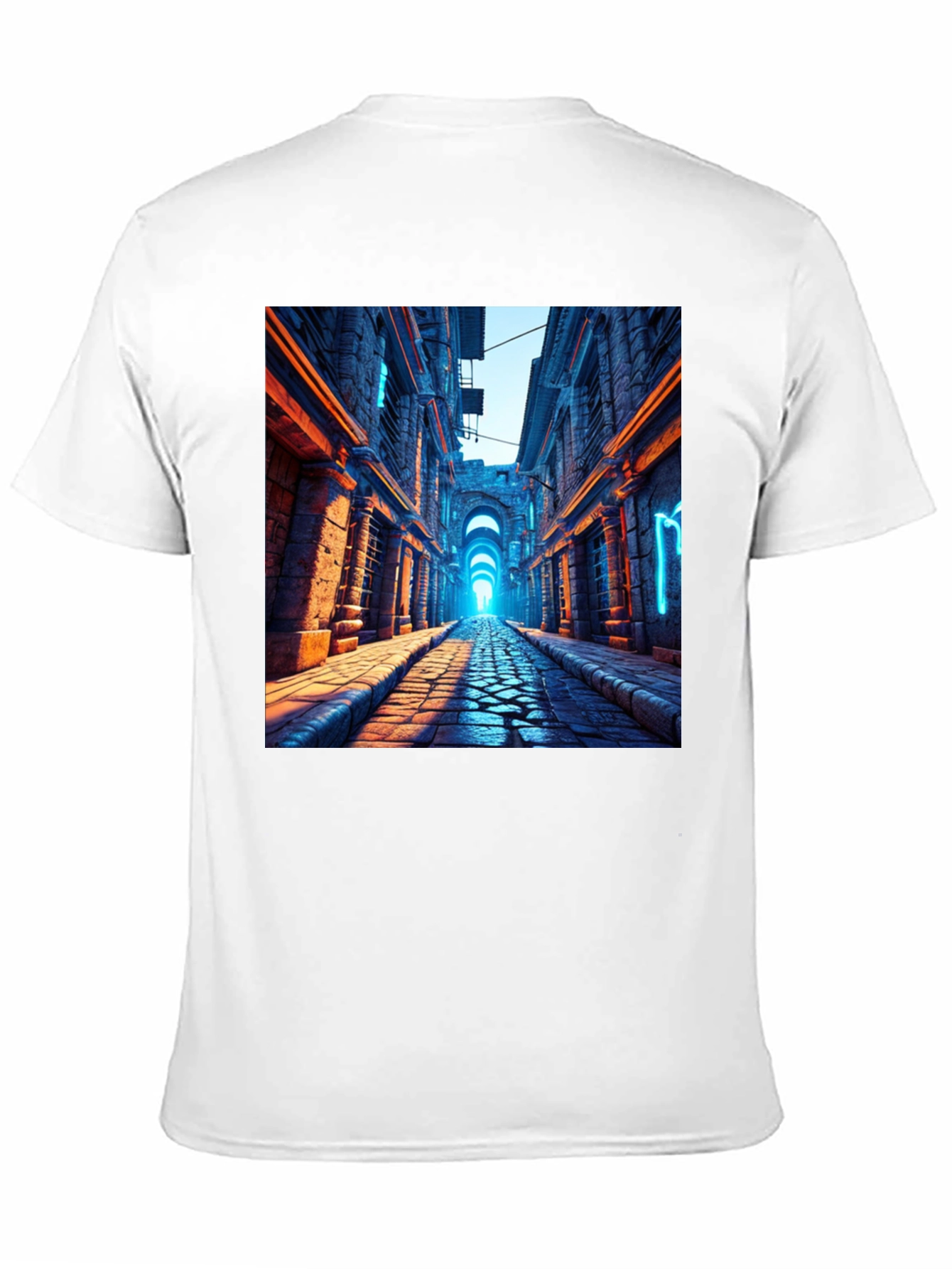 Neon Alleyway Graphic Tee