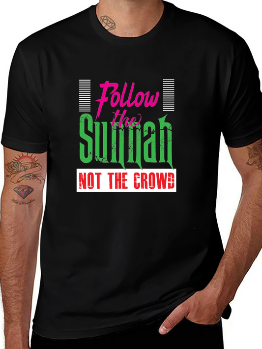 Follow The Sunnah Graphic Tee - Black