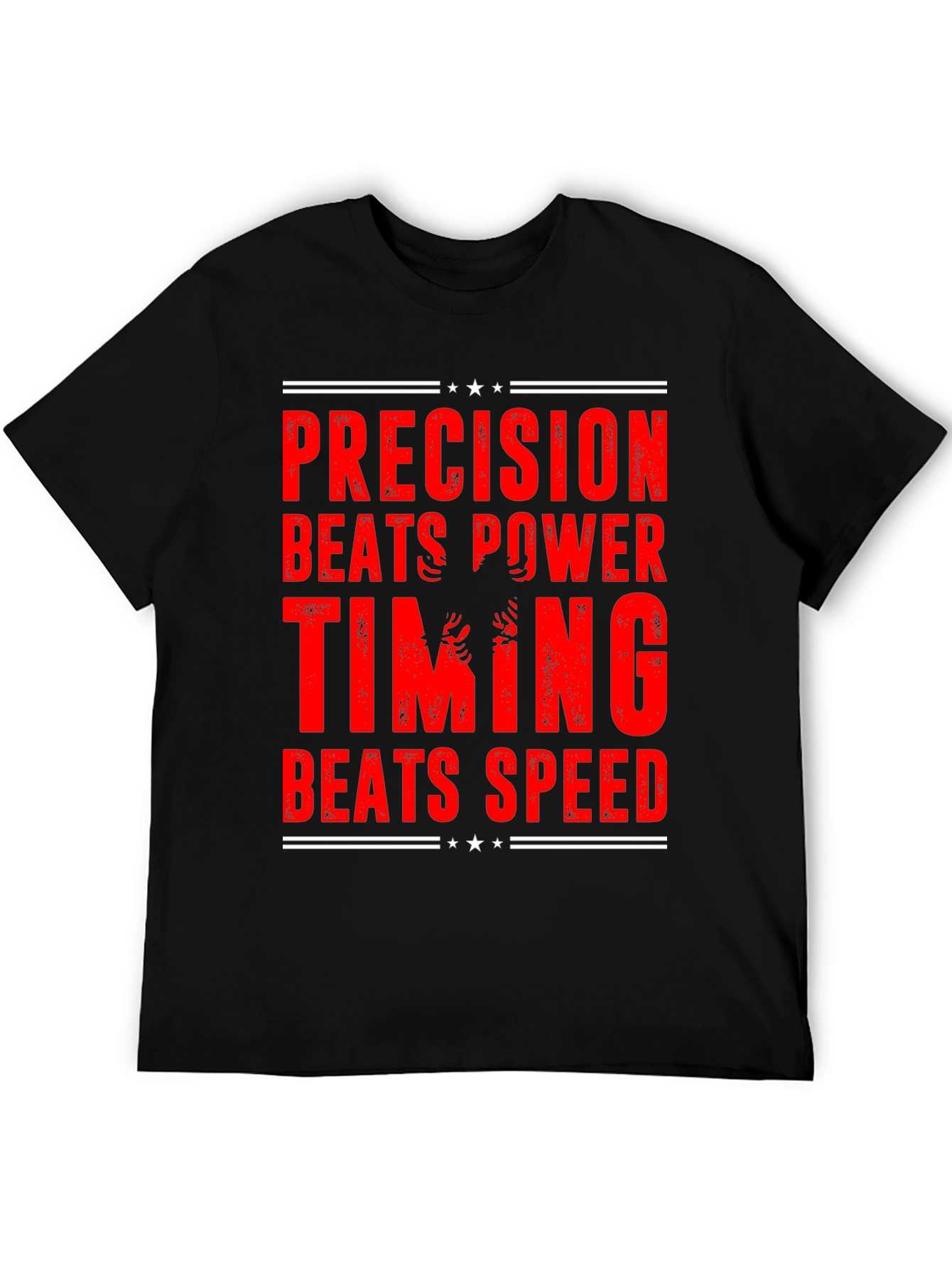 Precision Beats Power Graphic T-Shirt