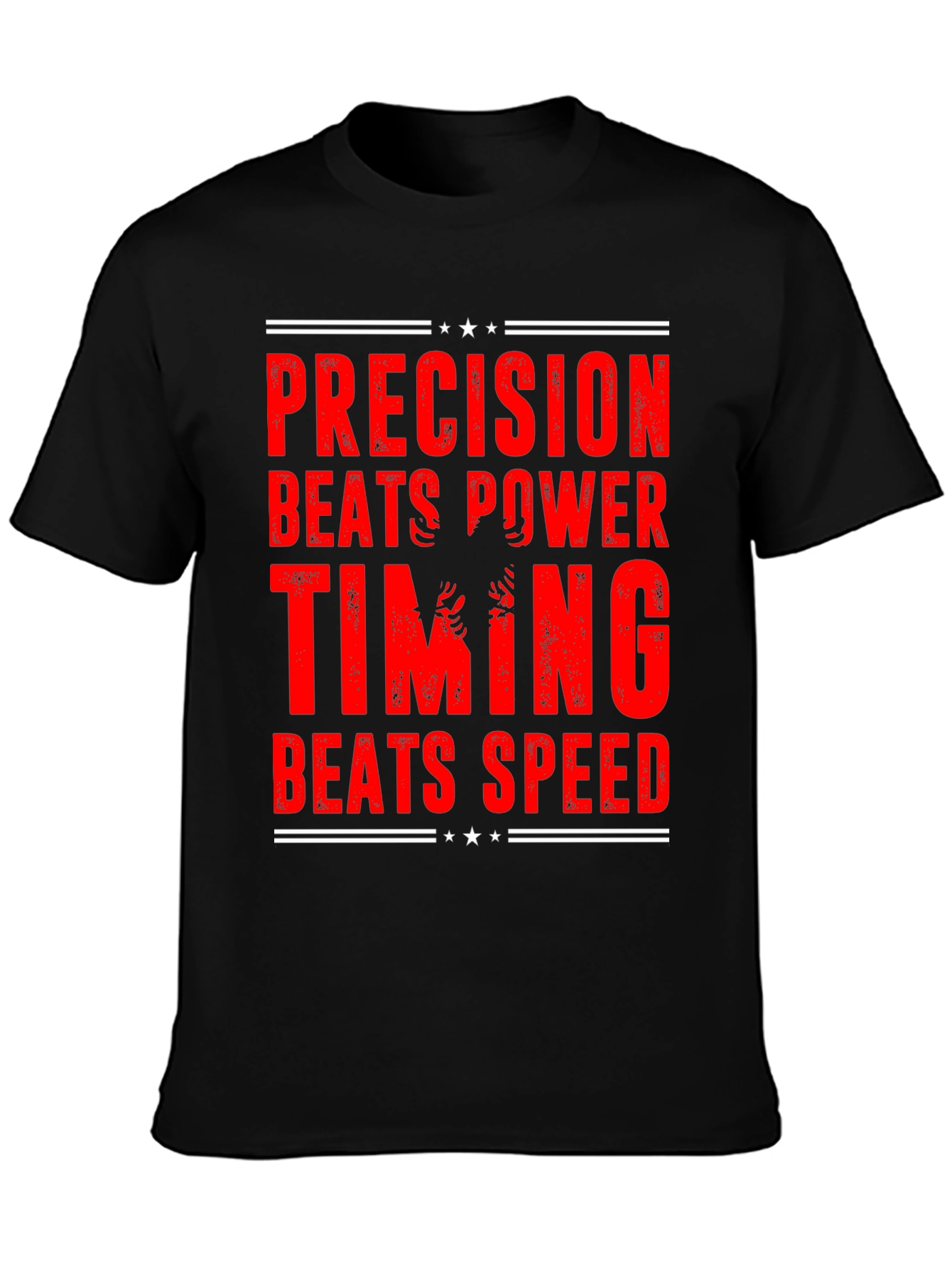 Precision Beats Power Graphic T-Shirt