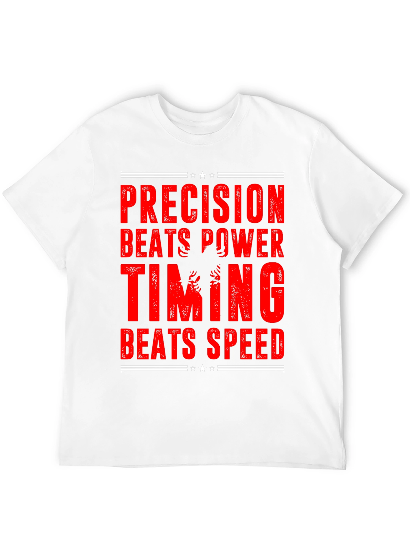 Precision Beats Power Graphic T-Shirt