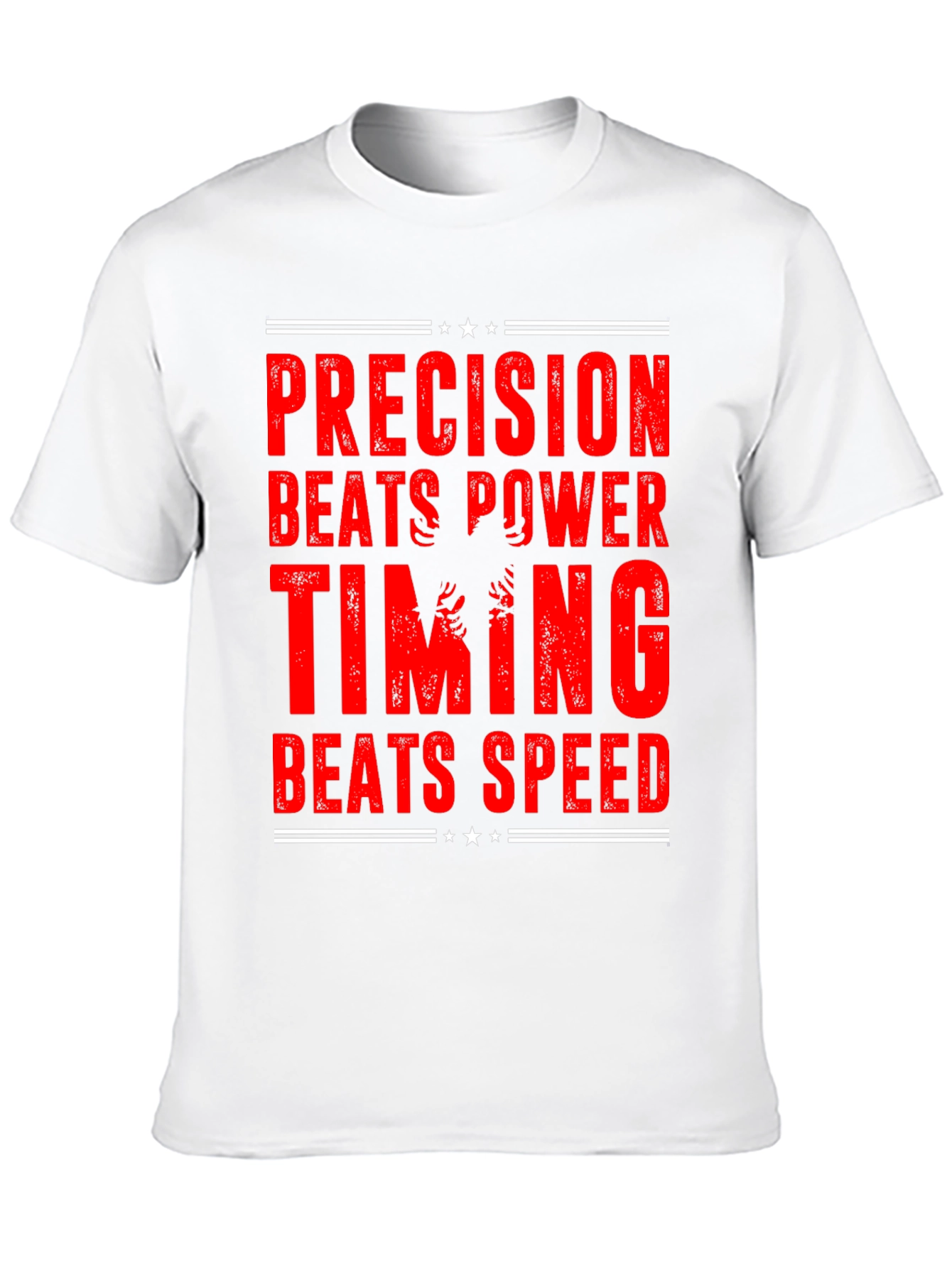 Precision Beats Power Graphic T-Shirt