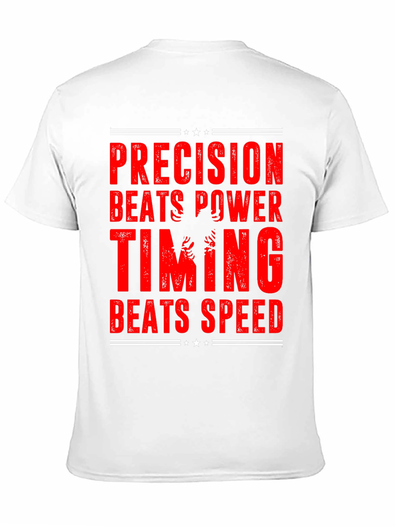 Precision Beats Power Graphic T-Shirt