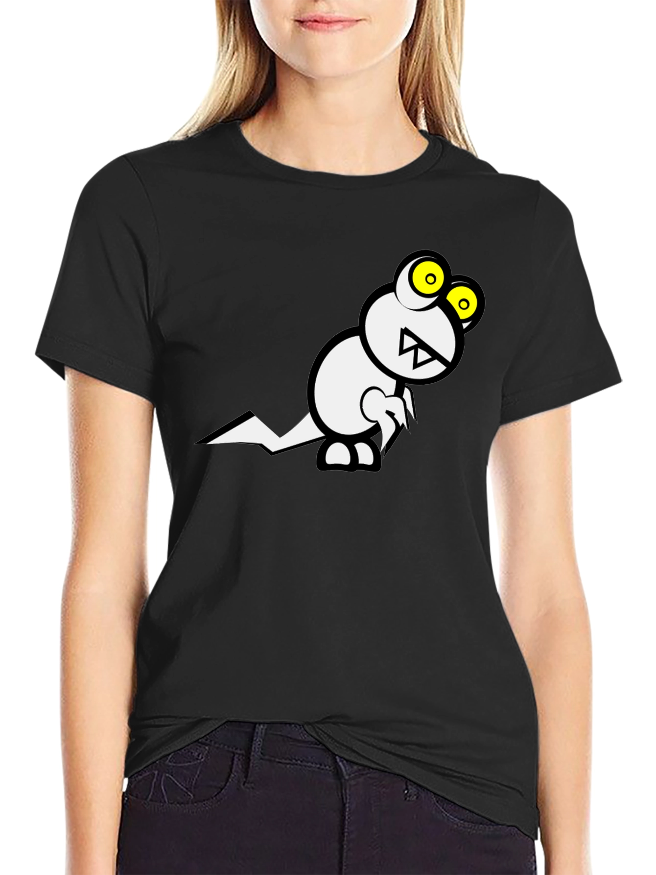 Monster Graphic Black Tee
