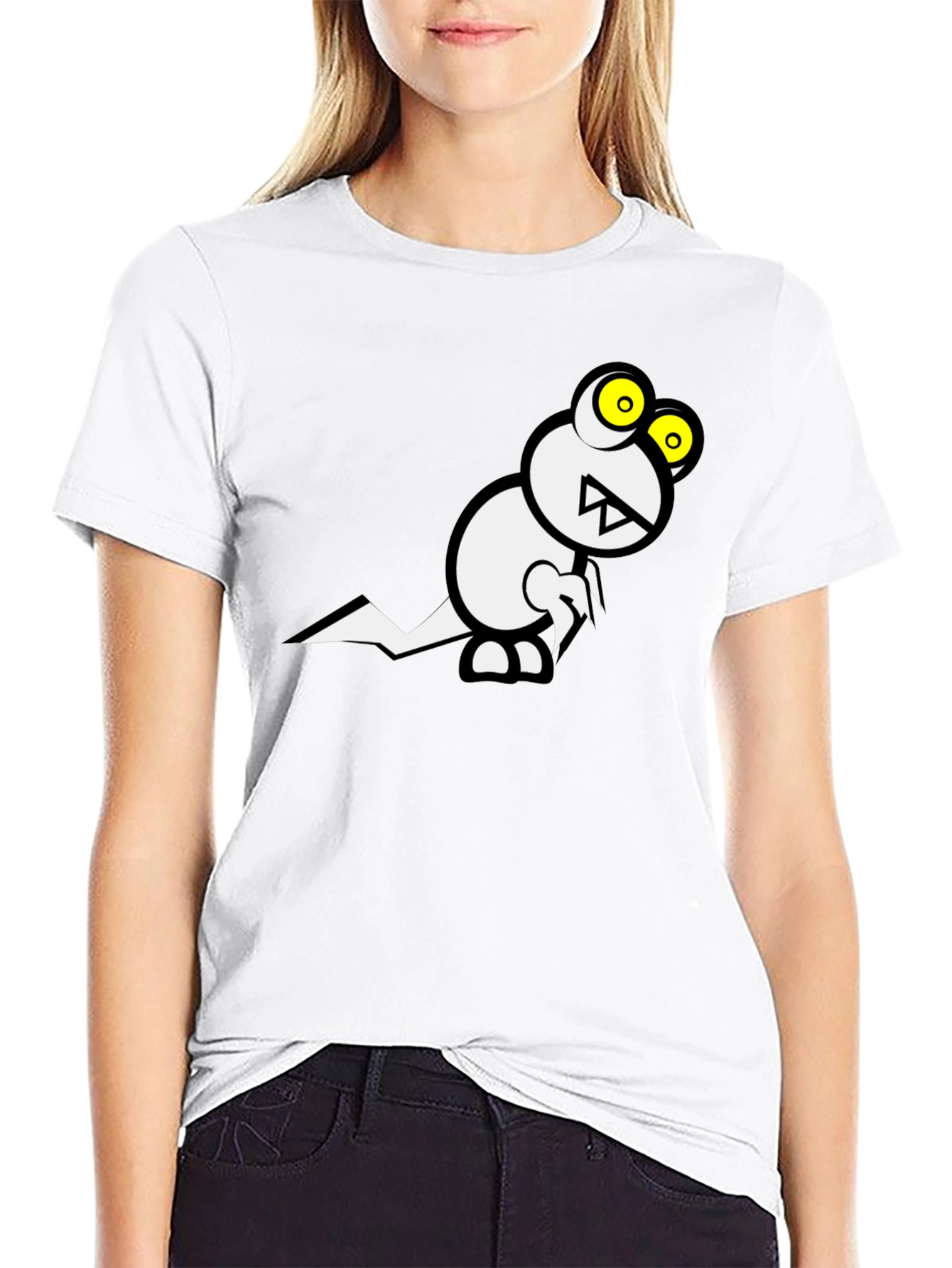 Monster Graphic Black Tee