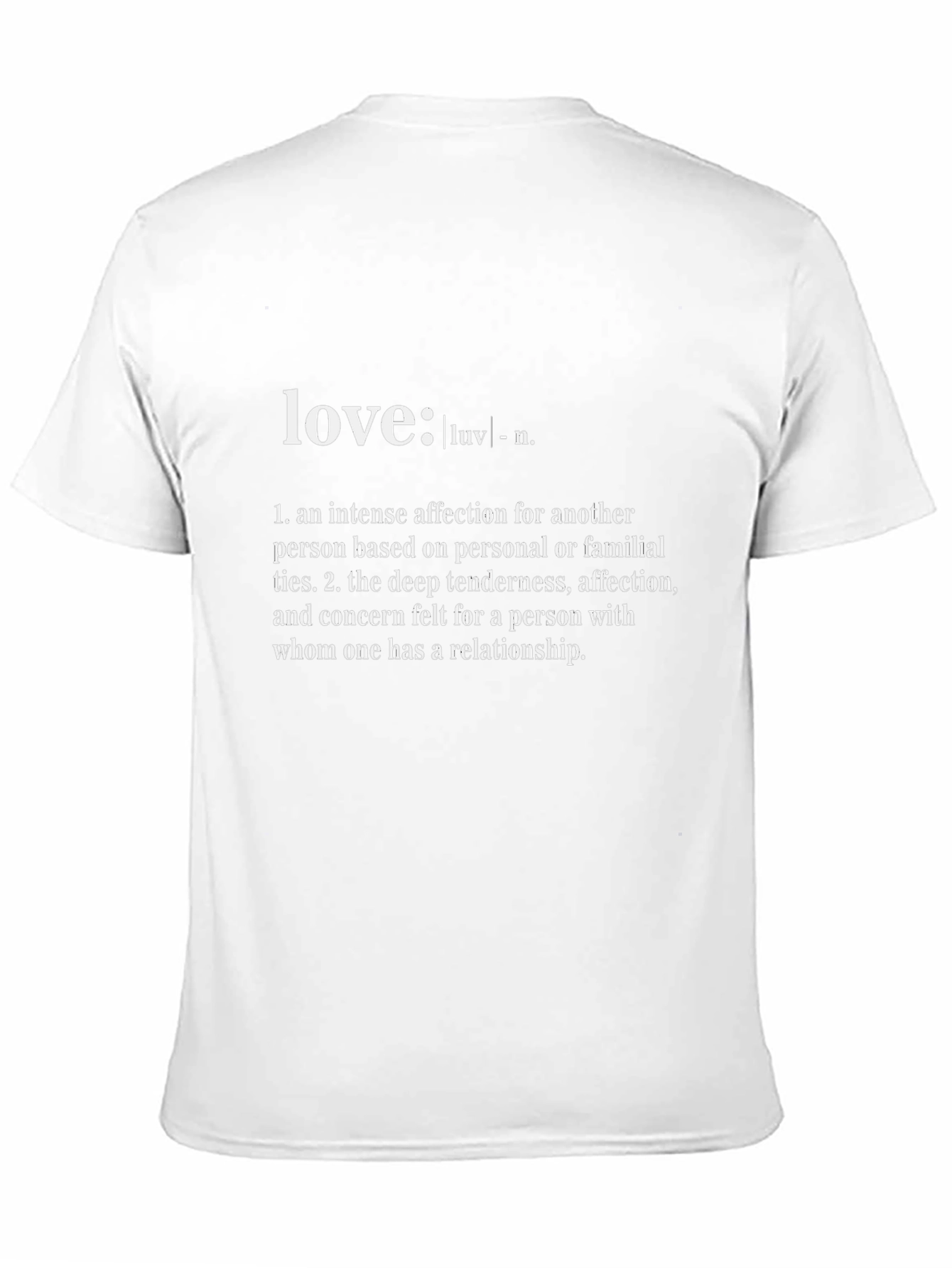 Love Definition Graphic Tee - Black