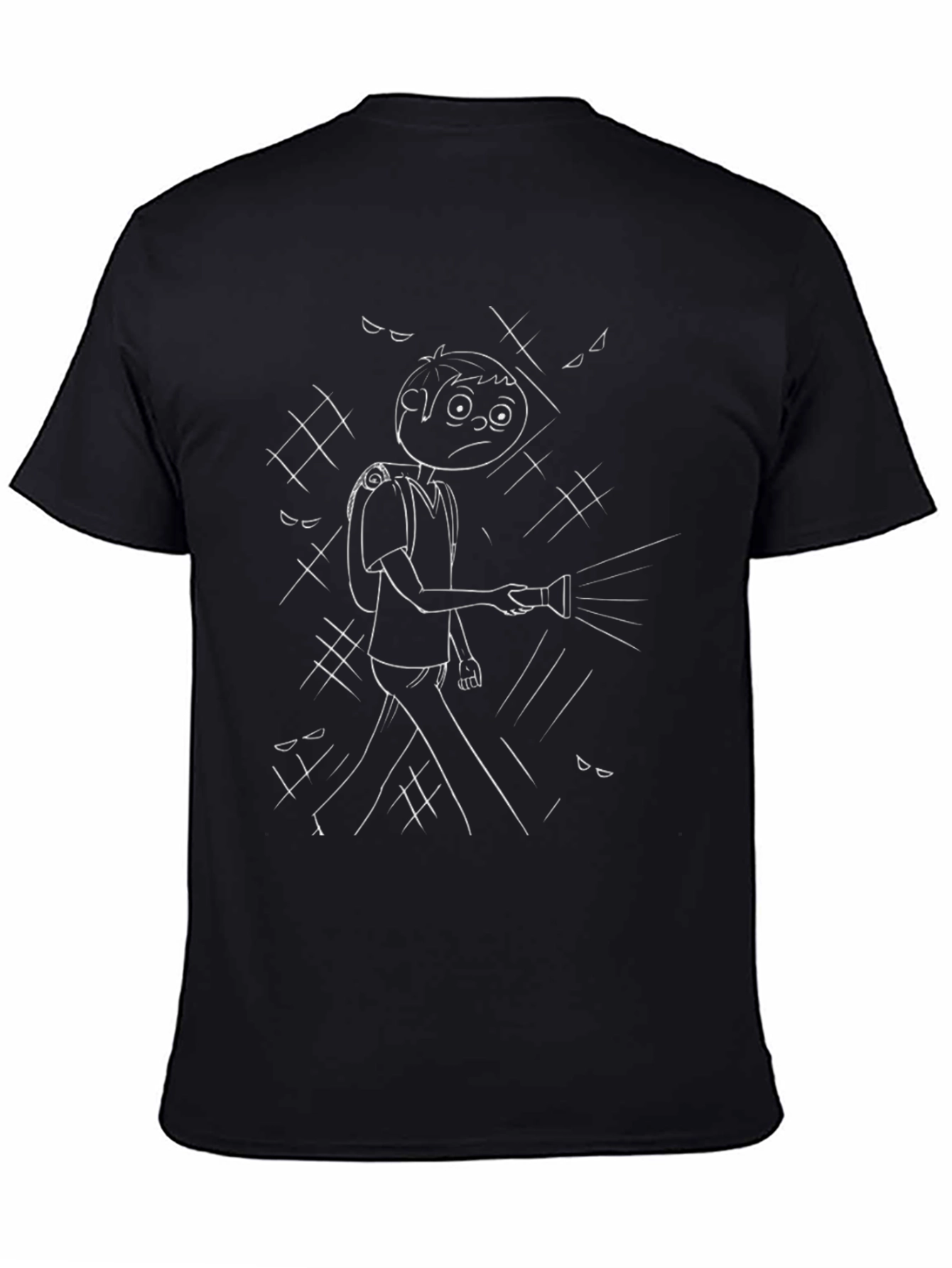 Sketchy Flashlight Graphic Tee