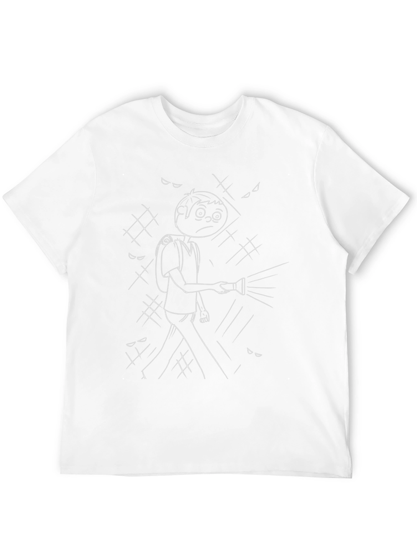 Sketchy Flashlight Graphic Tee