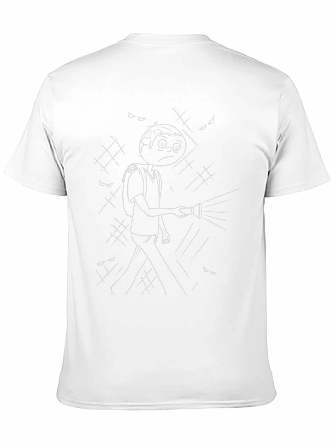 Sketchy Flashlight Graphic Tee