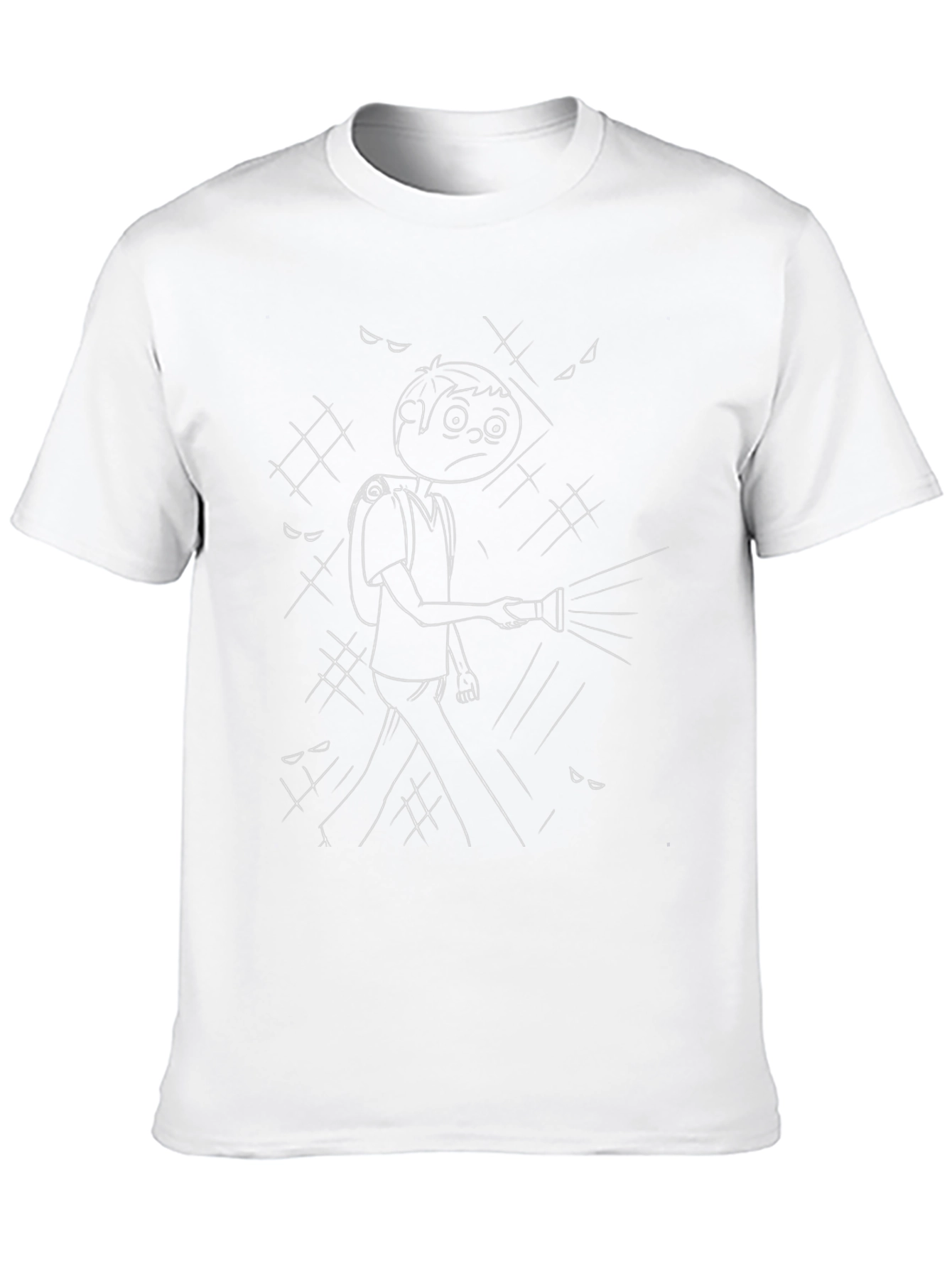 Sketchy Flashlight Graphic Tee