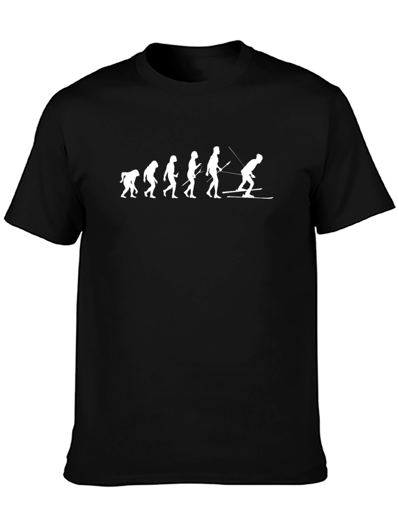 Evolution of a Skier T-Shirt