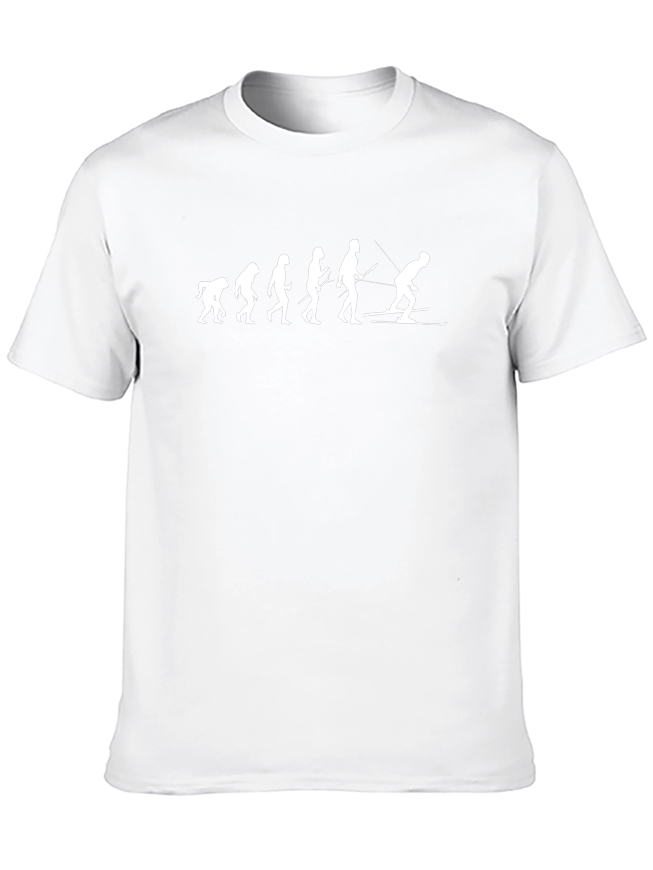 Evolution of a Skier T-Shirt