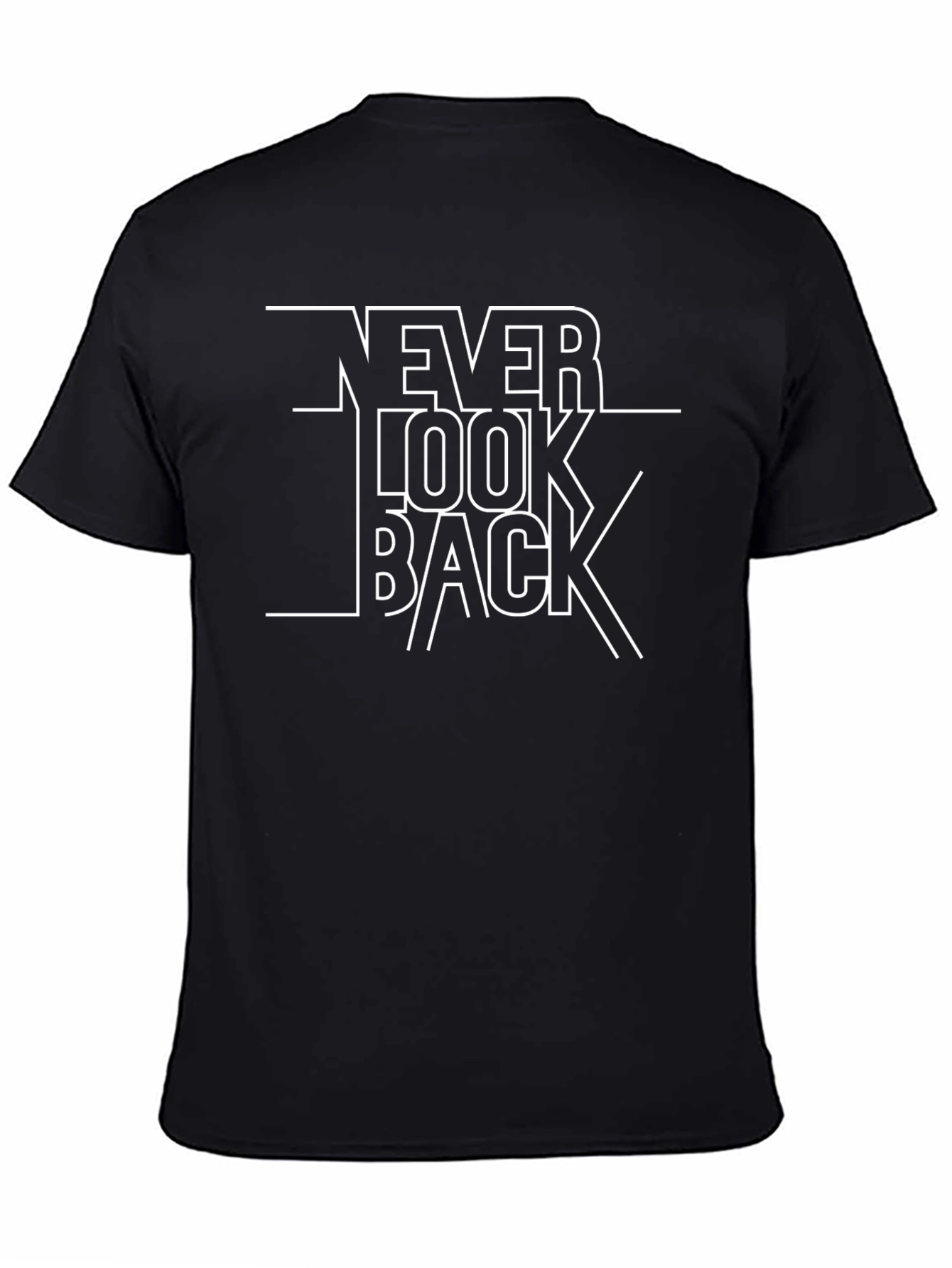 Never Look Back Graphic T-Shirt - Stylish Cotton Tee