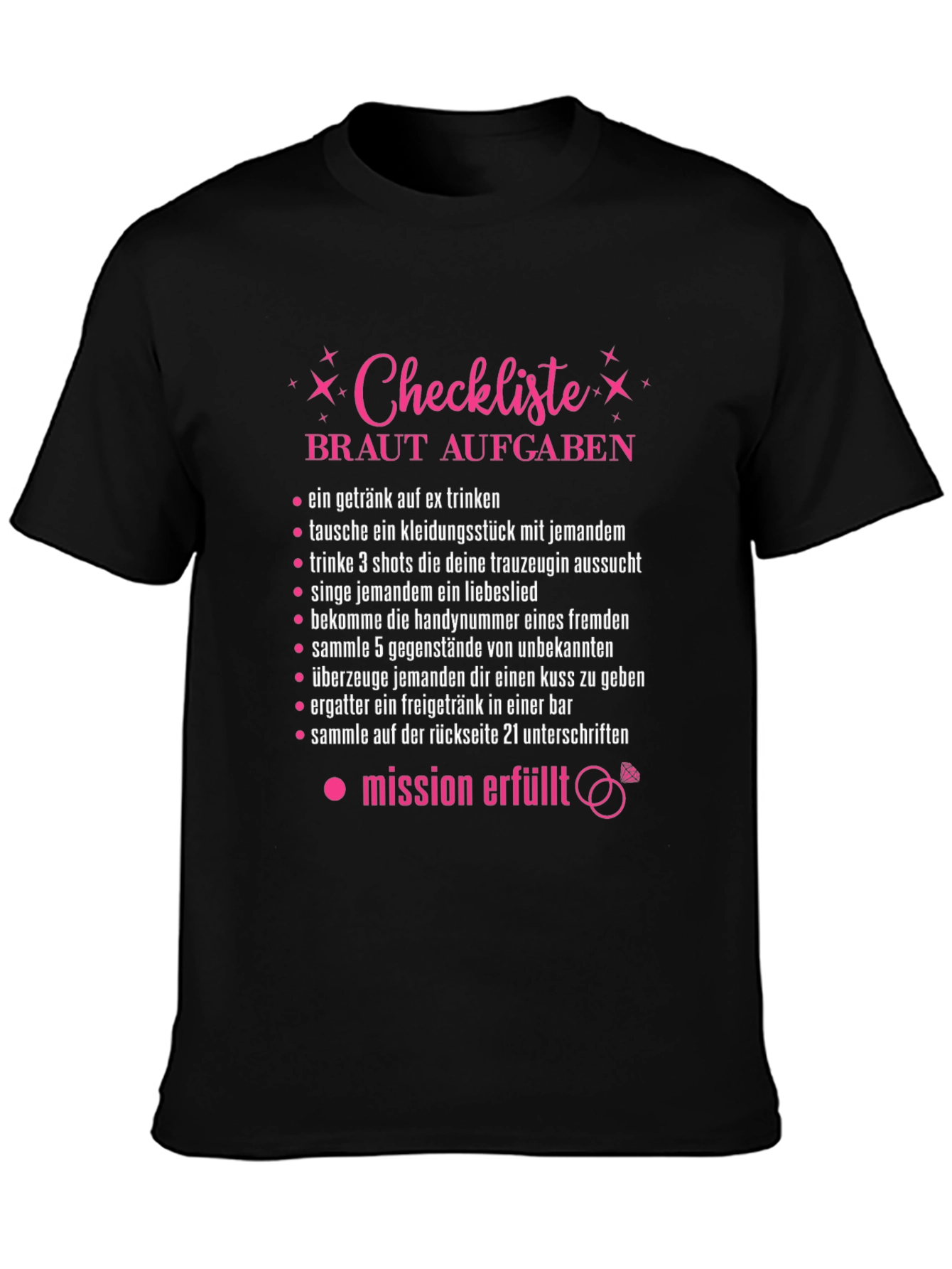 Bride To-Do List T-Shirt