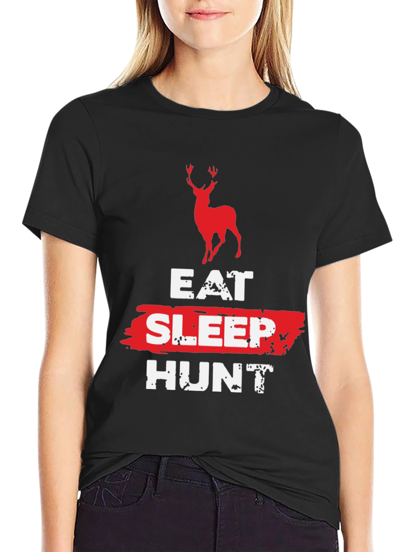 Eat Sleep Hunt Deer Graphic Tee