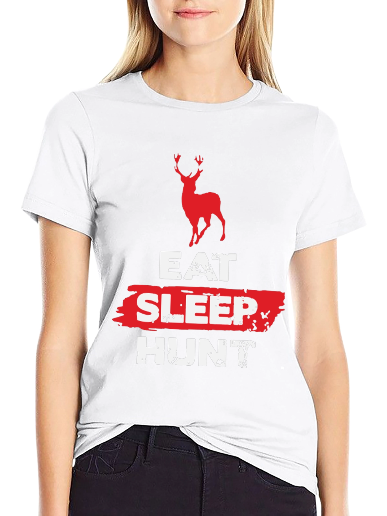 Eat Sleep Hunt Deer Graphic Tee