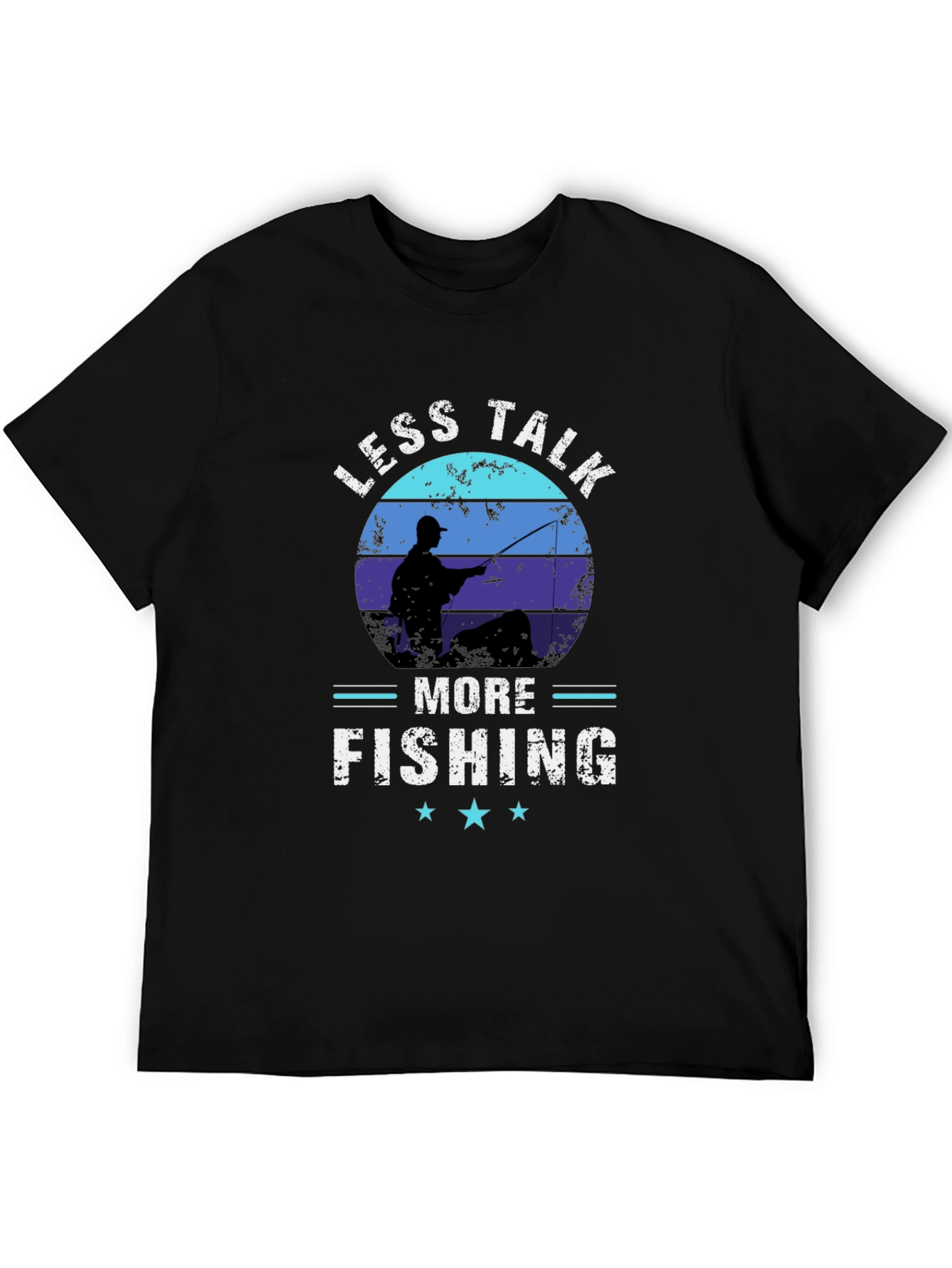 Less Talk More Fishing Graphic T-Shirt