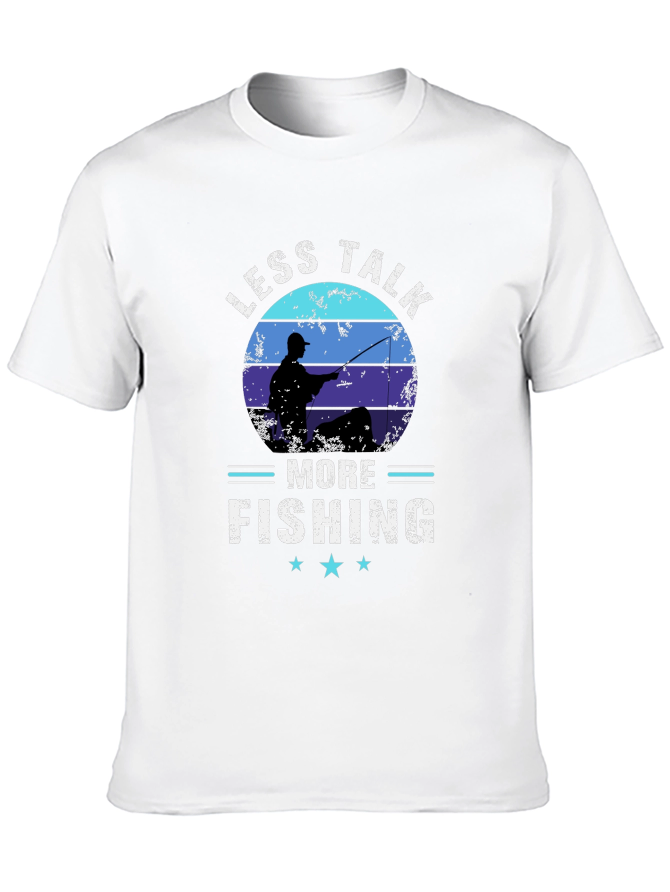 Less Talk More Fishing Graphic T-Shirt