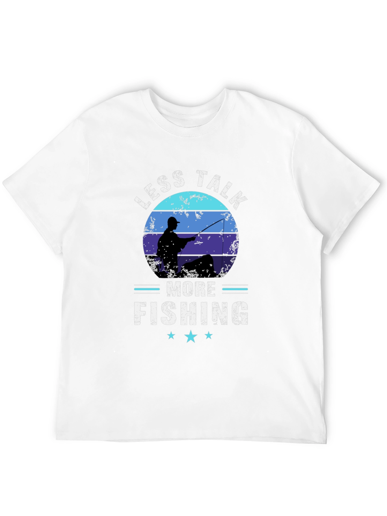 Less Talk More Fishing Graphic T-Shirt