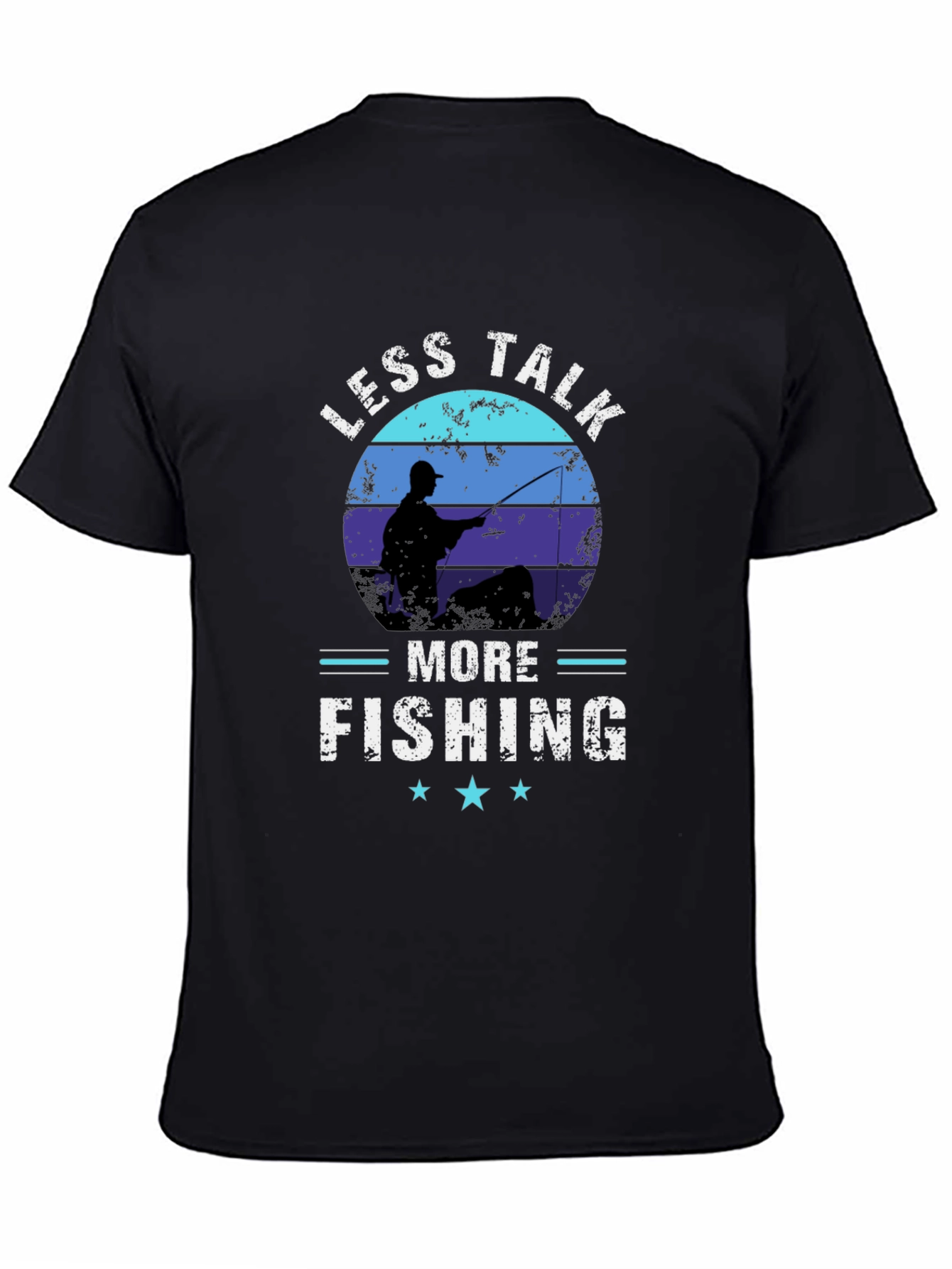 Less Talk More Fishing Graphic T-Shirt