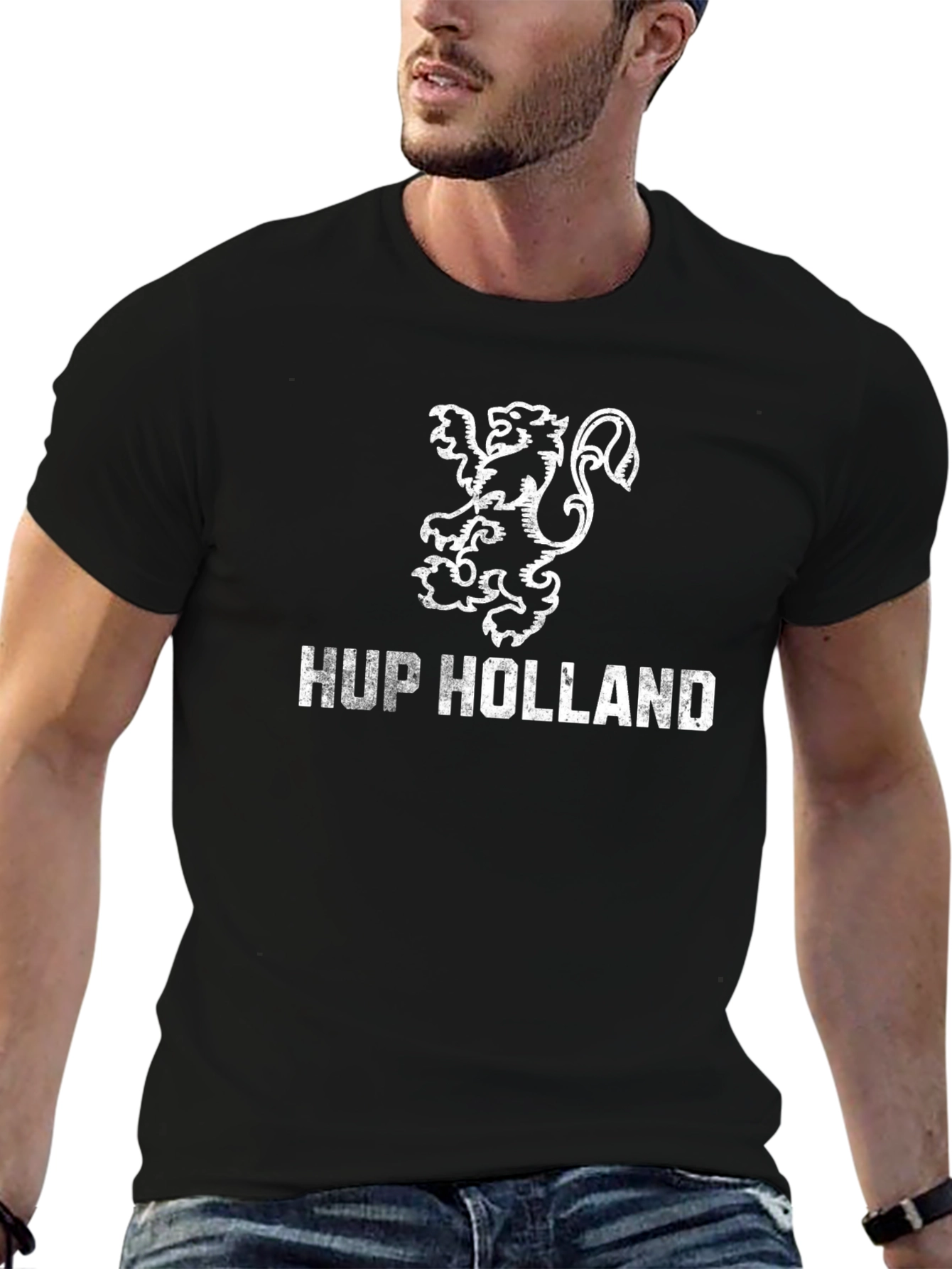 HUP HOLLAND Lion Graphic Tee - Stylish Dutch Pride