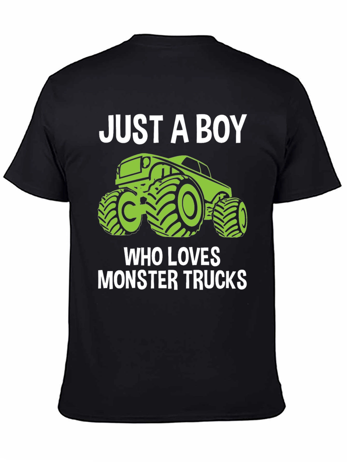 Just A Boy Who Loves Monster Trucks T-Shirt