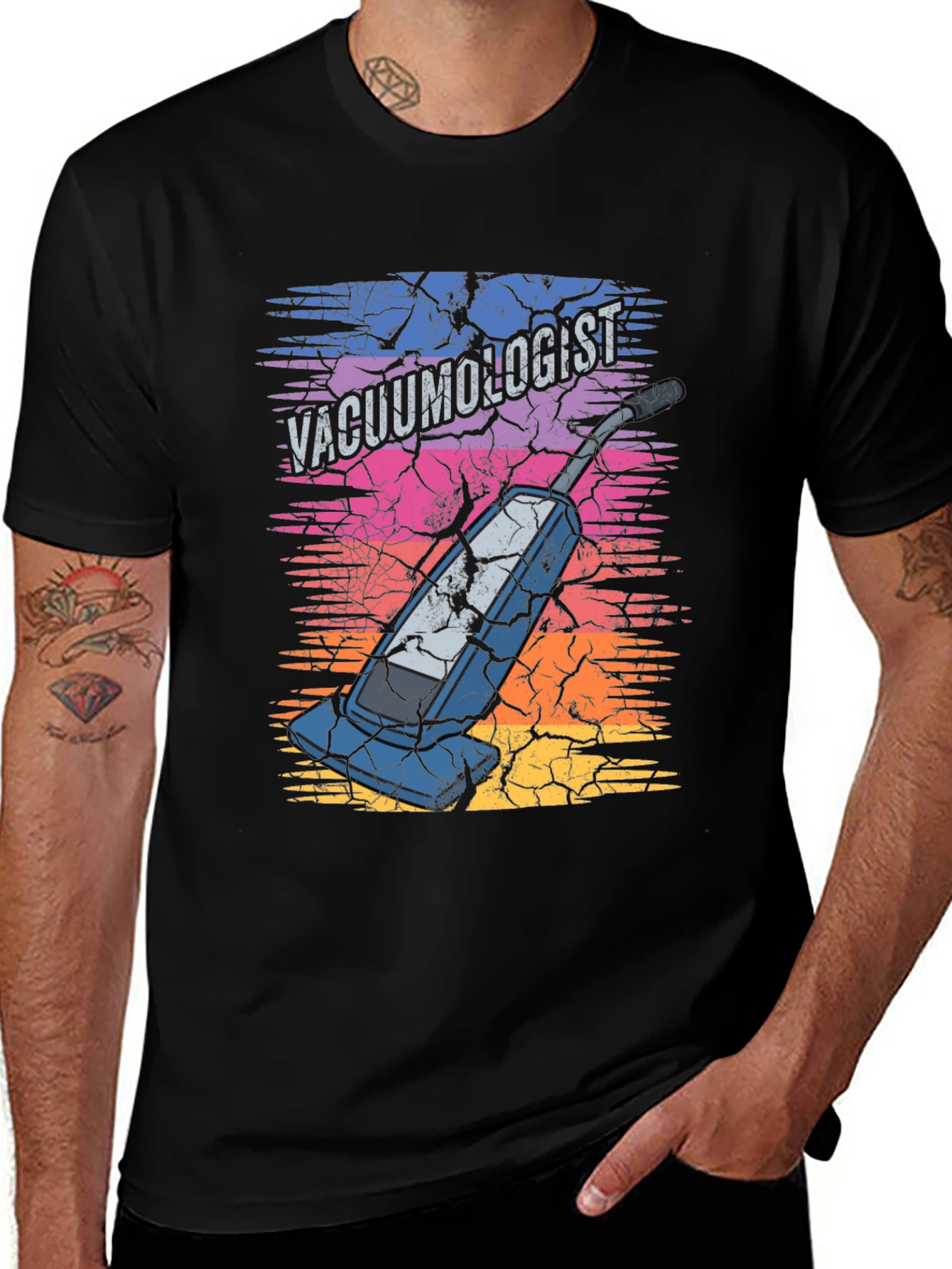 Vacuumologist Graphic Tee - Novelty T-Shirt