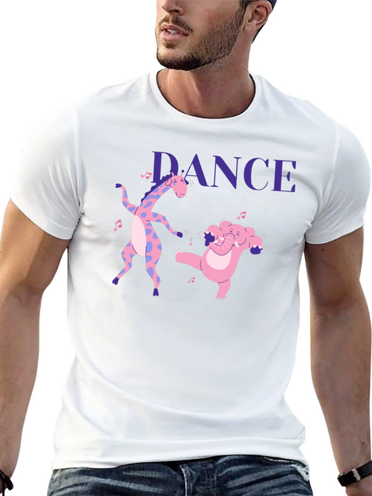 Dance Giraffe & Elephant Graphic Tee
